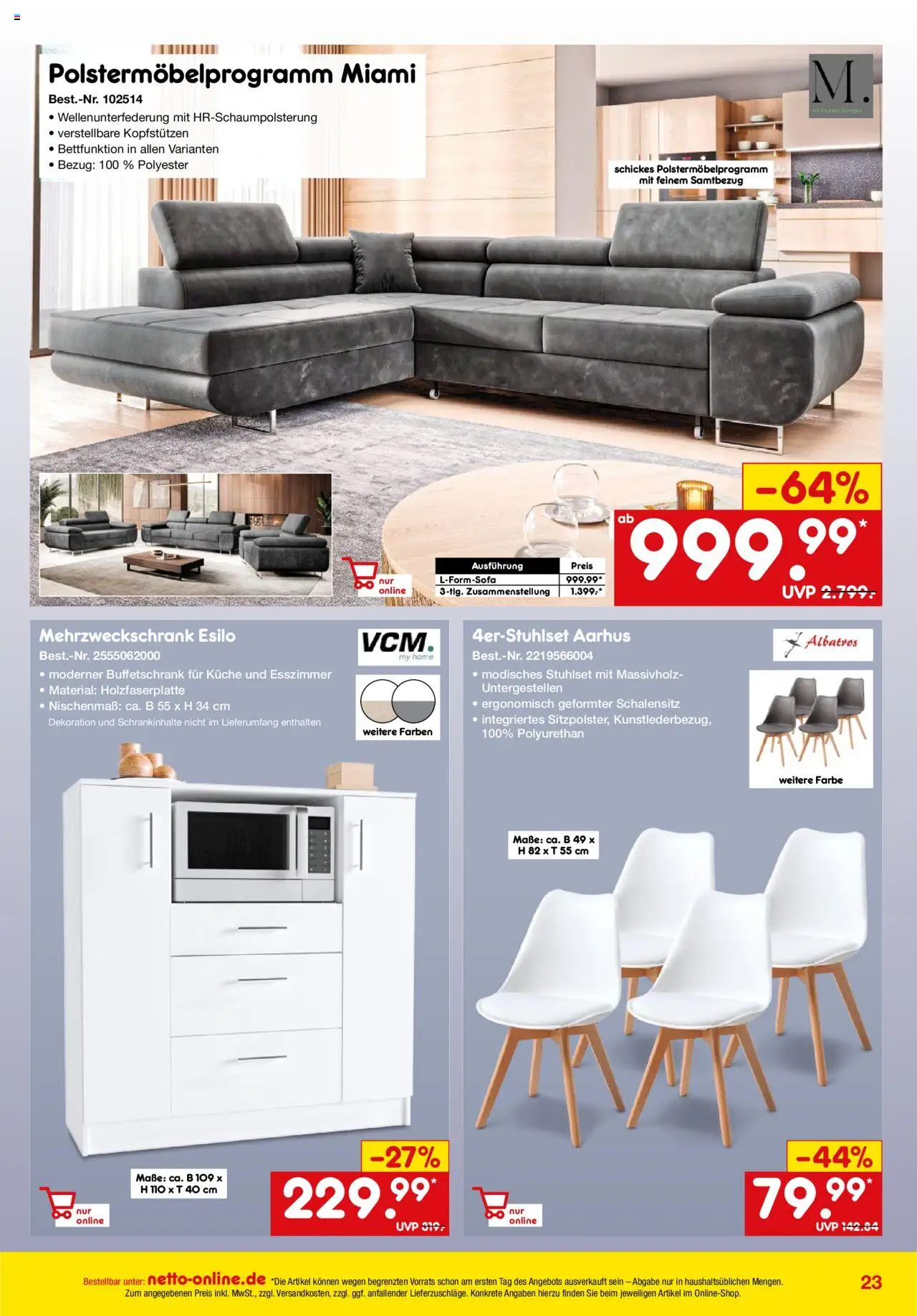 Netto Marken-Discount Online-Angebote Oktober – gültig ab 01.10.2025 | Seite: 23 | Produkte: Küche