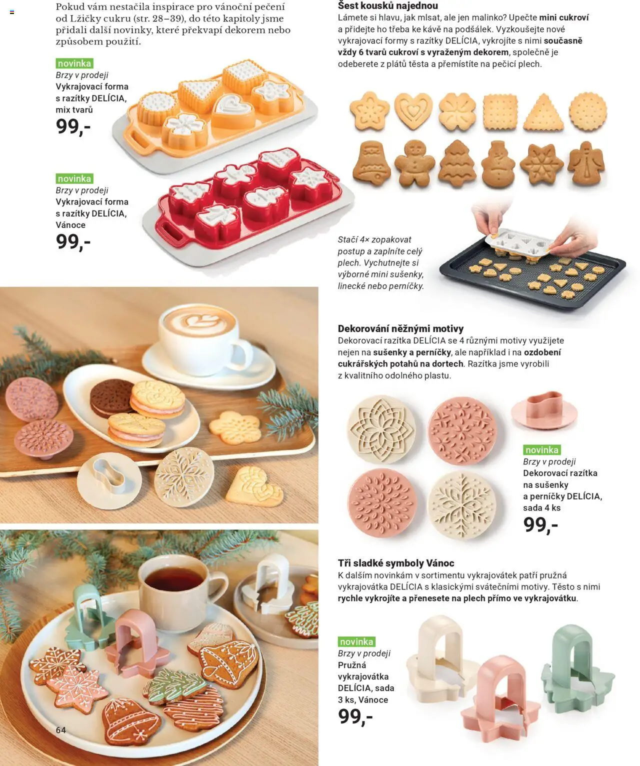 TESCOMA katalog - Podzim/zima 2025 od 20.10.2025 | Strana: 64 | Produkty: Cukroví, Razítka na sušenky, Perníčky, Sušenky