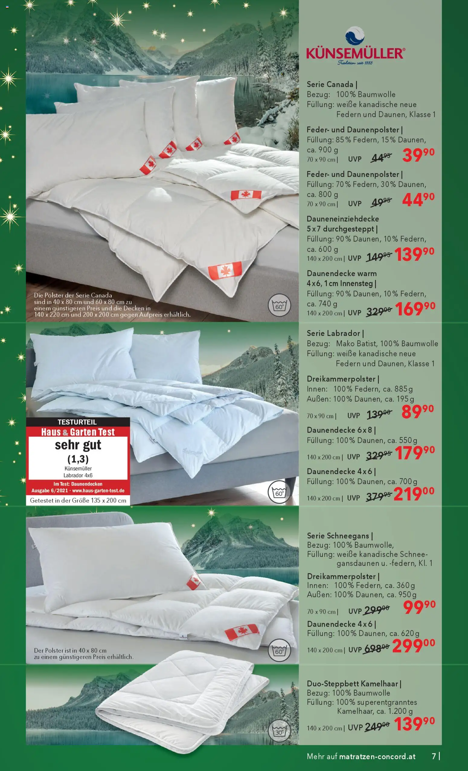 Matratzen Concord Flugblatt gültig ab 03.12.2025 | Seite: 7