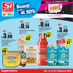Anteprima del volantino Sì con Te Superstore catalogo valido a partire dal 12.02.2026