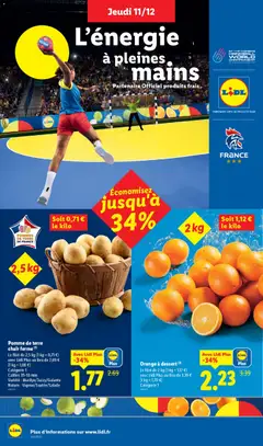 LIDL - Prévisualisation de Orange à dessert (3), Le filet de 2 kg (1 kg = 1,12 €) avec Lidl Plus au lieu de 3,39 € (1 kg = 1,70 €) Catégorie 1 valide à partir de 11.12.2025 | Page: 2