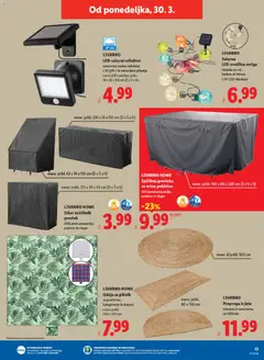 Lidl katalog akcije – veljaven od 26.03.2026 | Stran: 51 | Izdelki: Prevleka, Odeja, Vrtno pohistvo, Preproga