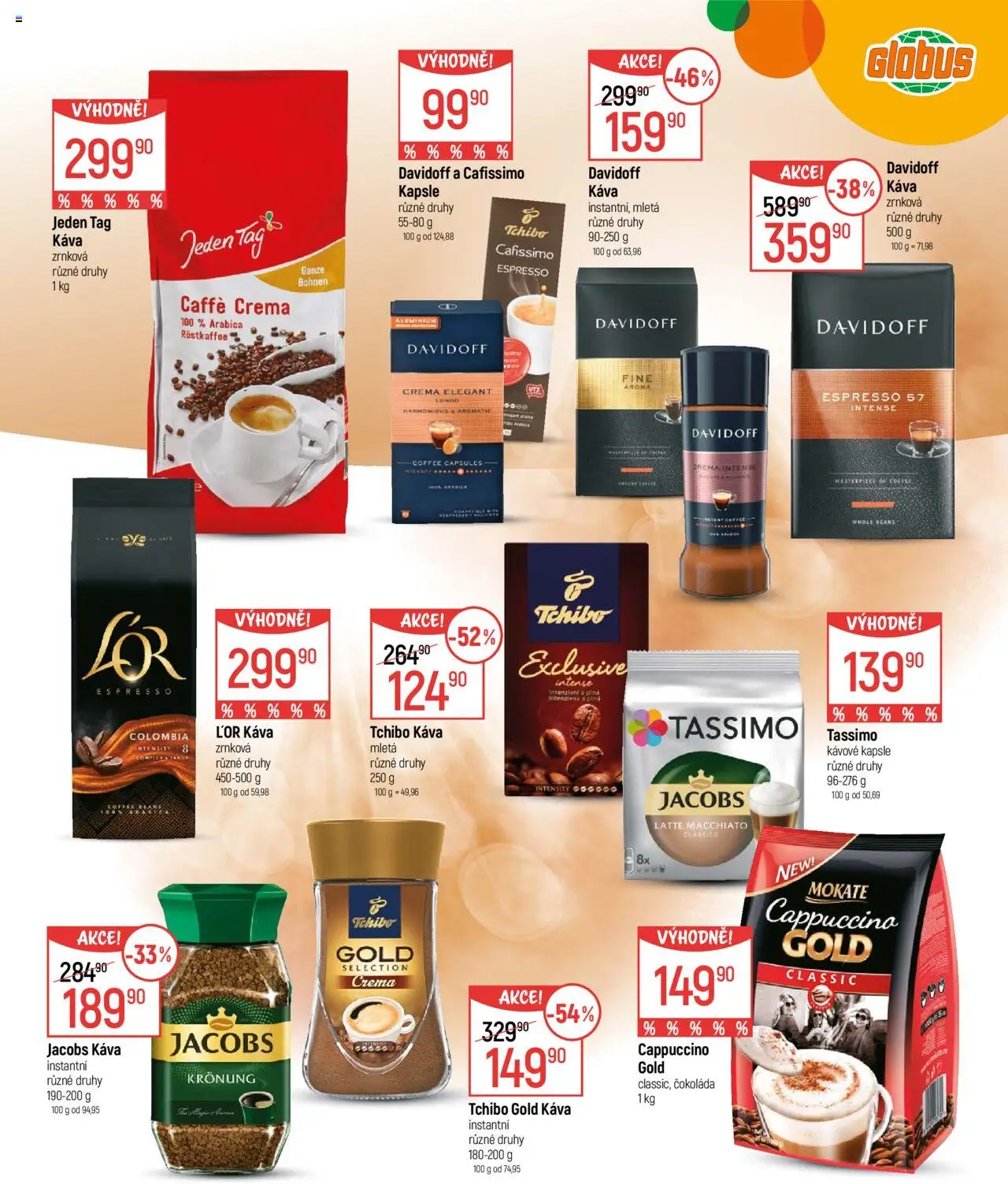 Globus leták - Chutě podzimu od 24.09.2025 | Strana: 13 | Produkty: Globus, Tassimo, Crema, Caffè crema