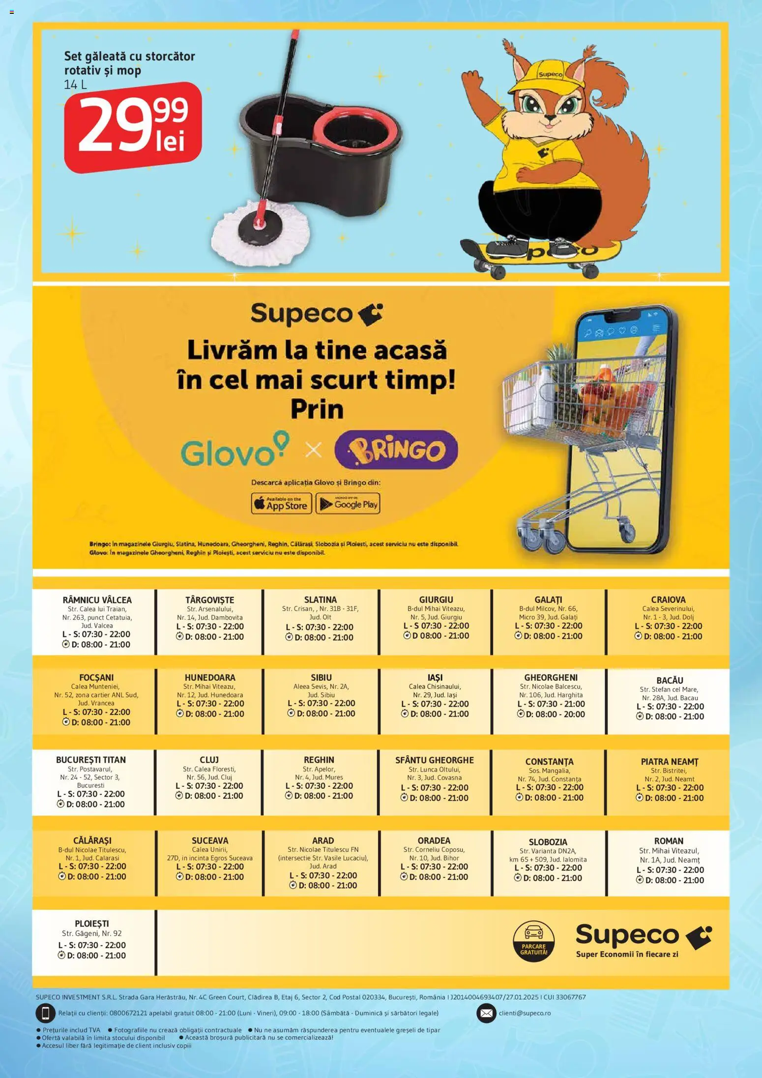 Noul catalog Supeco – valabil de la 19.03.2026 | Pagină: 14 | Produse: Storcător, Mop