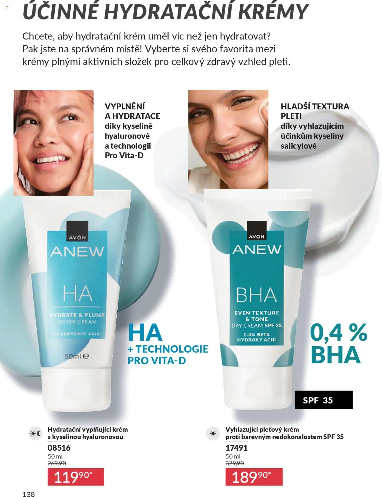 Avon katalog 9/2025 od 01.09.2025 | Strana: 140 | Produkty: Krém, Hydratační krém