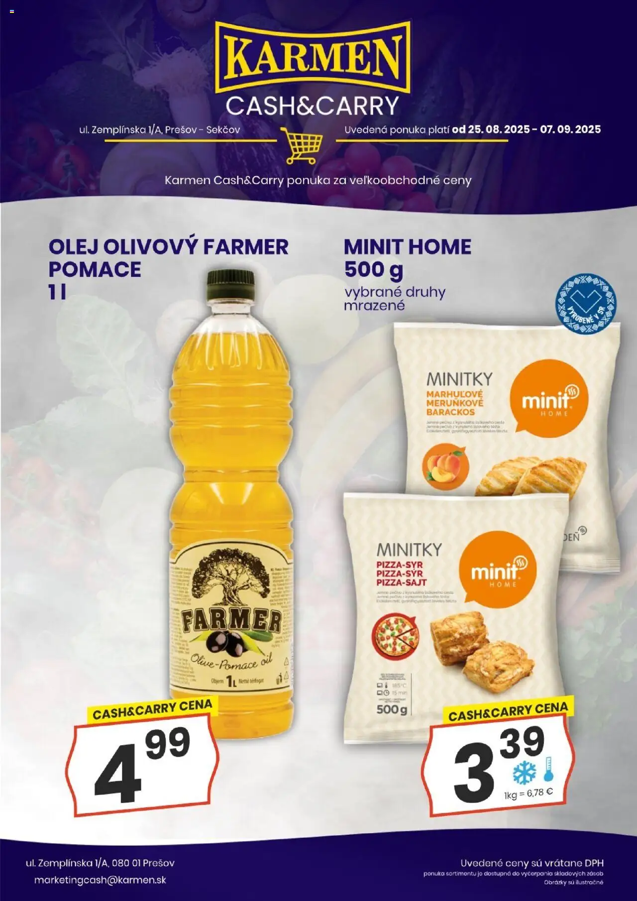 KARMEN CBA leták │ platný od 25.08.2025 | Strana: 6 | Produkty: Olej