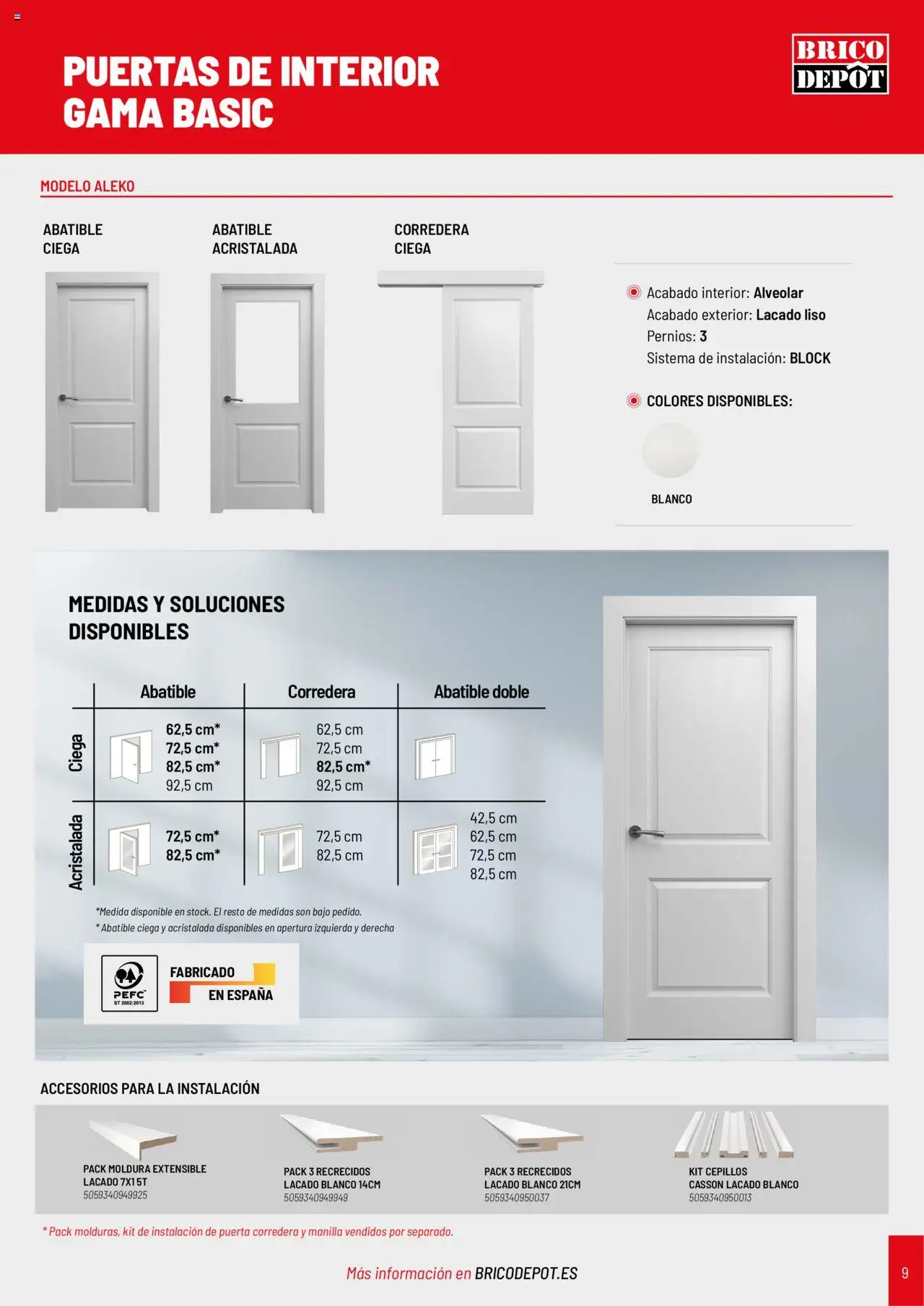 Brico Depôt Puertas y ventanas │ válido desde el 23.07.2025 | Página: 9