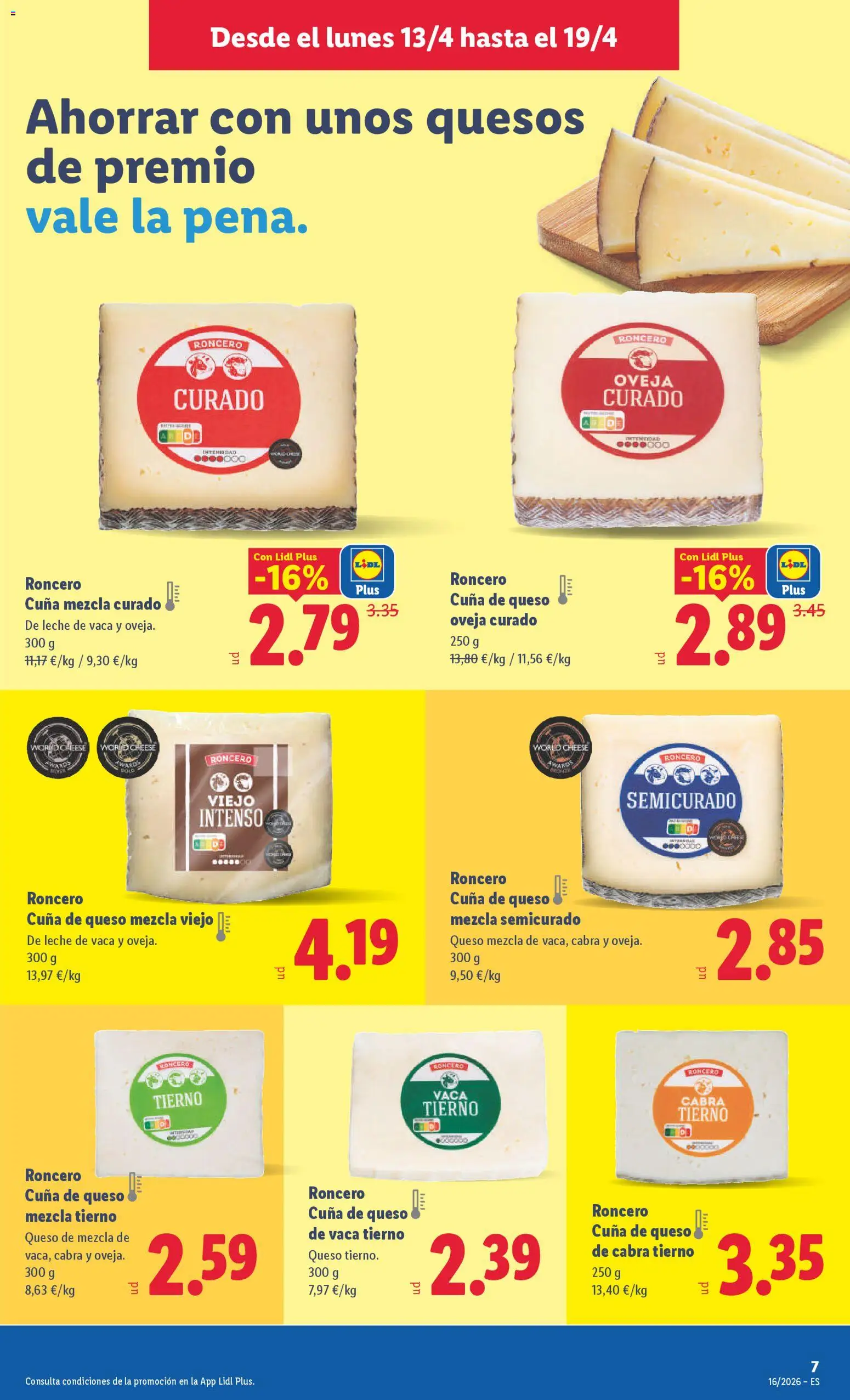 Lidl folleto │ válido desde el 13.04.2026 | Página: 11 | Productos: Queso de vaca, Leche, Queso, Cuna