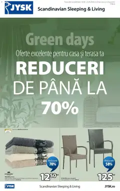 Ofertele JYSK valabile de la 16.04.2026