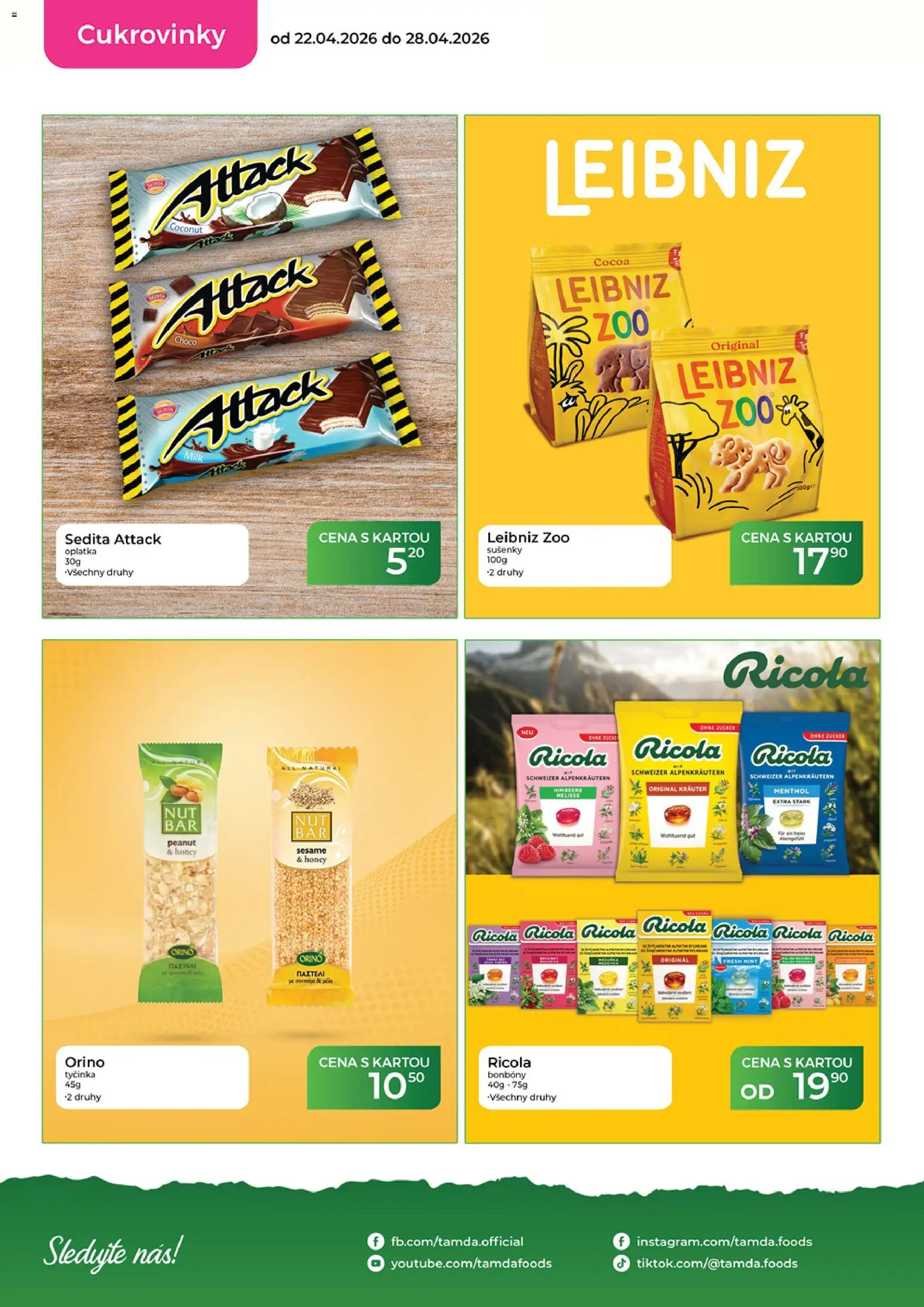 Tamda Foods leták od 22.04.2026 | Strana: 34 | Produkty: Bonbóny, Sušenky
