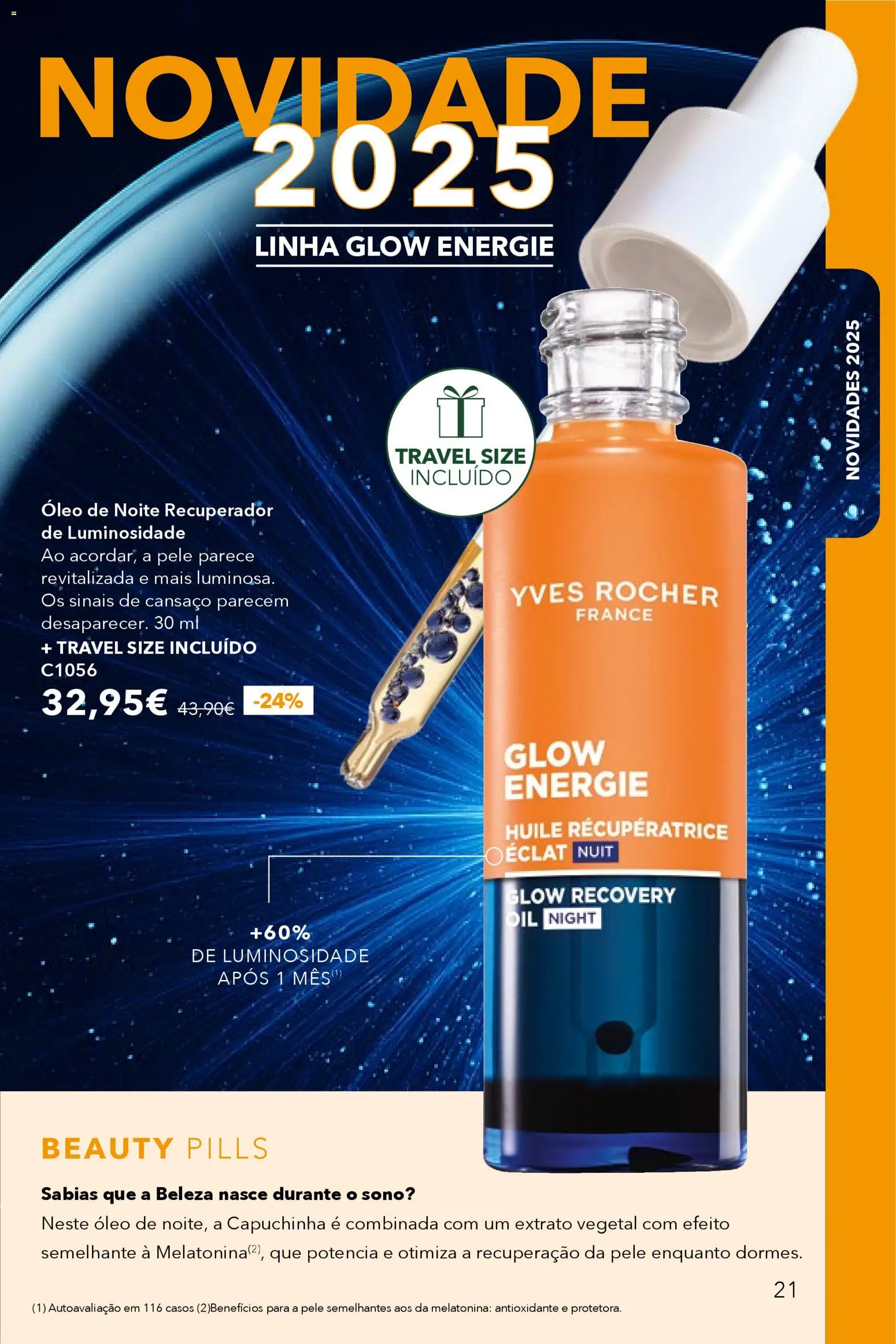 Yves Rocher catálogo 16 │ válido de 17.12.2025 | Página: 21 | Produtos: Óleo, Melatonina