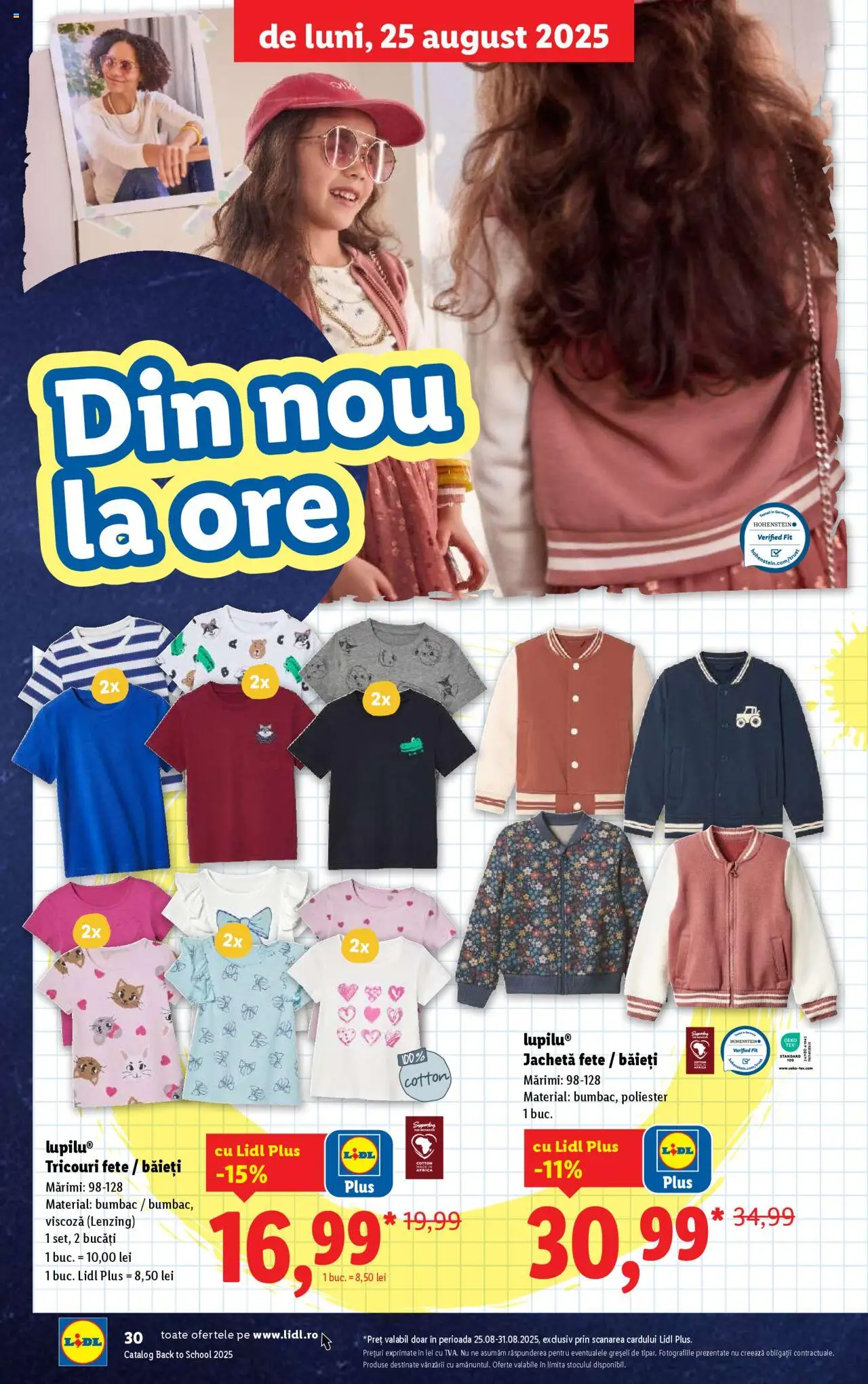 Lidl - Din nou la școală! – valabil de la 11.08.2025 | Pagină: 30 | Produse: Jachetă