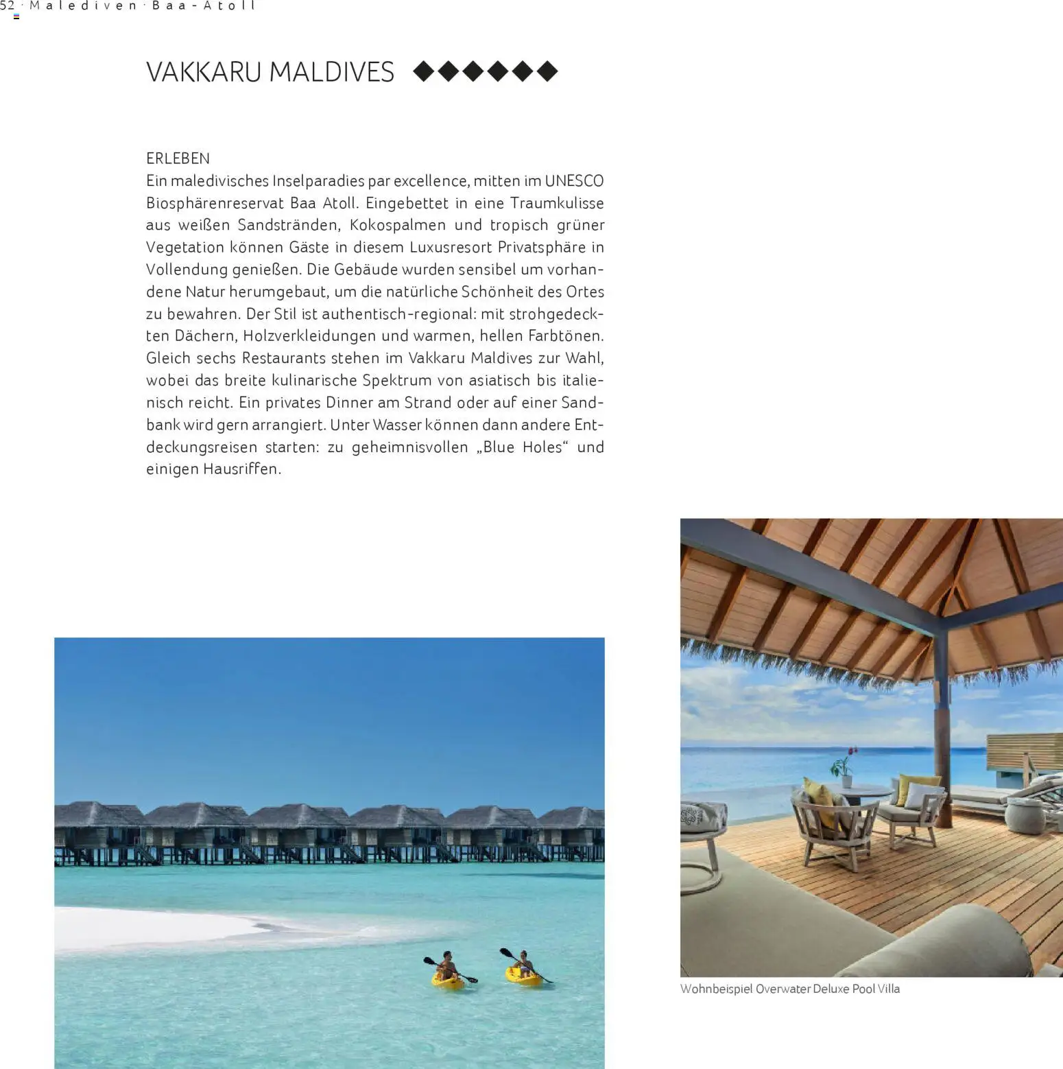 TUI airtours Katalog Finest 2025/26 – gültig ab 01.12.2025 | Seite: 52 | Produkte: Wasser