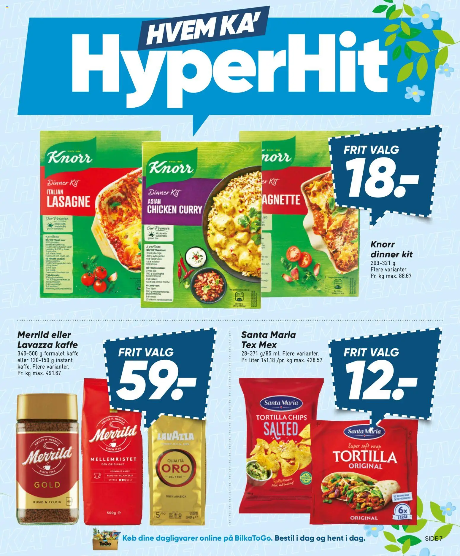 Bilka tilbudsavis – gyldig fra 01.05.2026 | Side: 7 | Produkter: Kaffe, Chips, Carpete