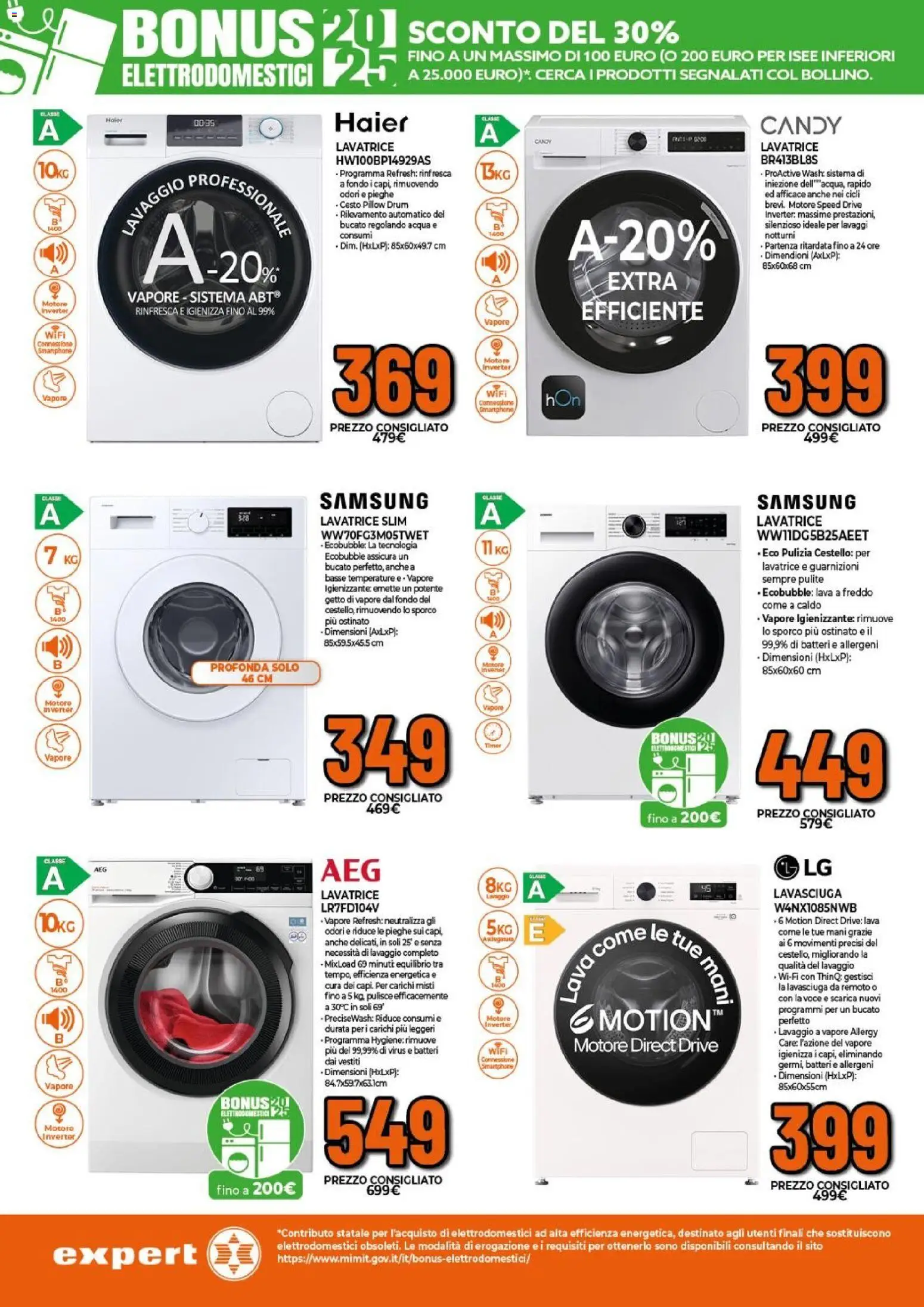 Volantino Expert del 24.11.2025 | Pagina: 19 | Prodotti: Acqua, Lavatrice, Smartphone, Samsung
