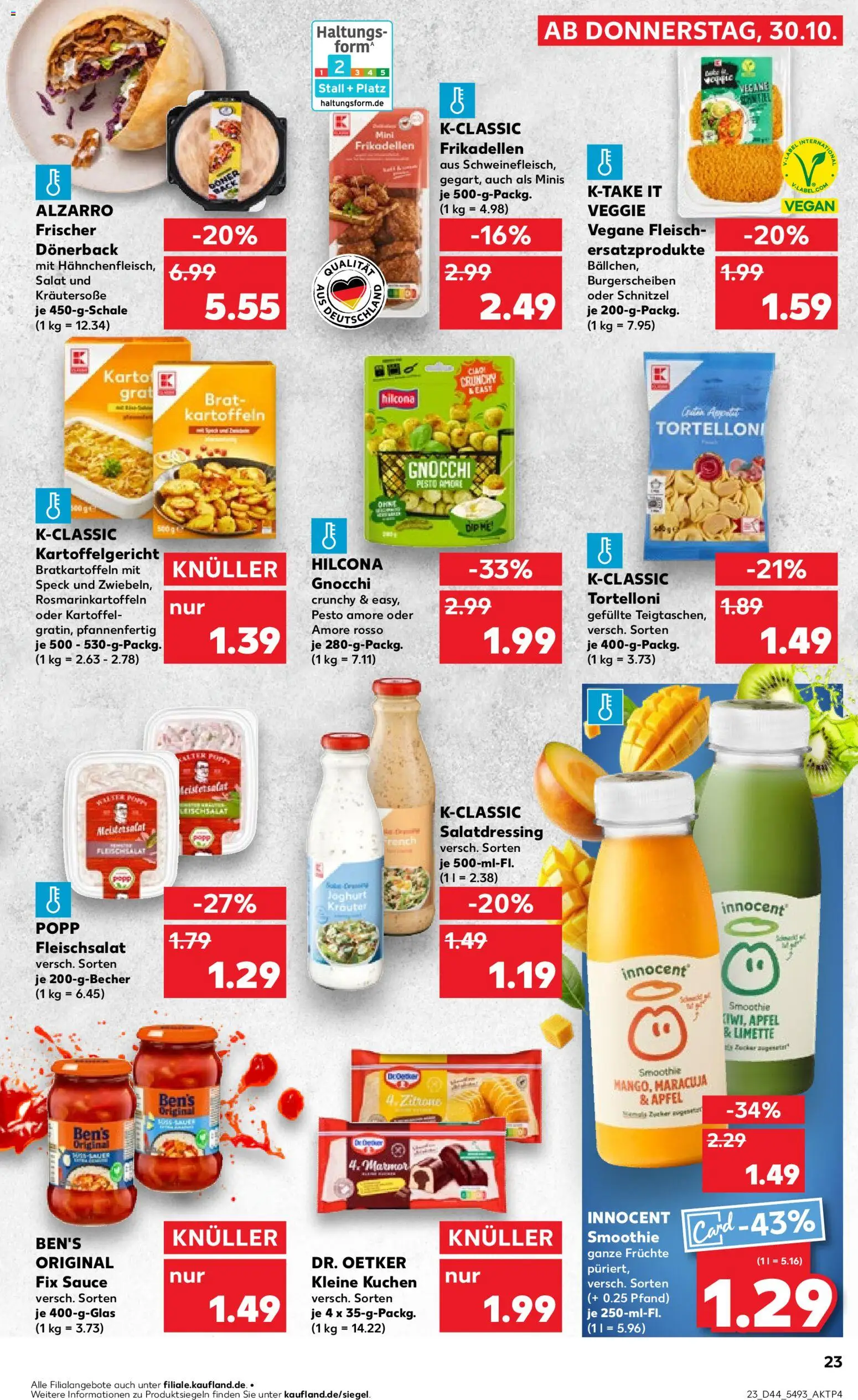 Kaufland prospekt Stuttgart	 – gültig ab 02.11.2025 | Seite: 23 | Produkte: Kartoffeln, Limette, Brot, Fleisch