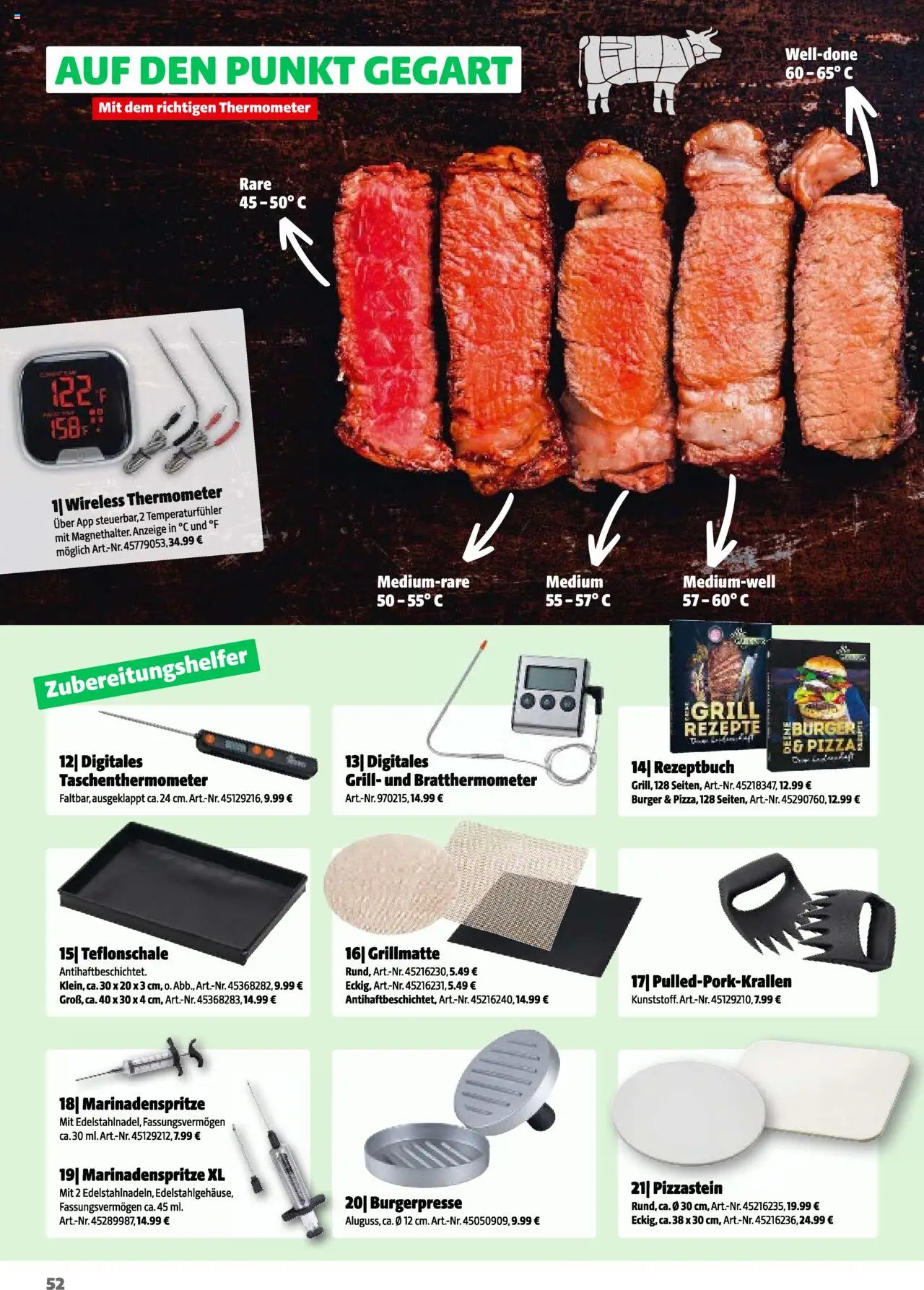 Hagebau Gartenkatalog 2025 gültig ab 05.03.2025 | Seite: 52 | Produkte: Thermometer