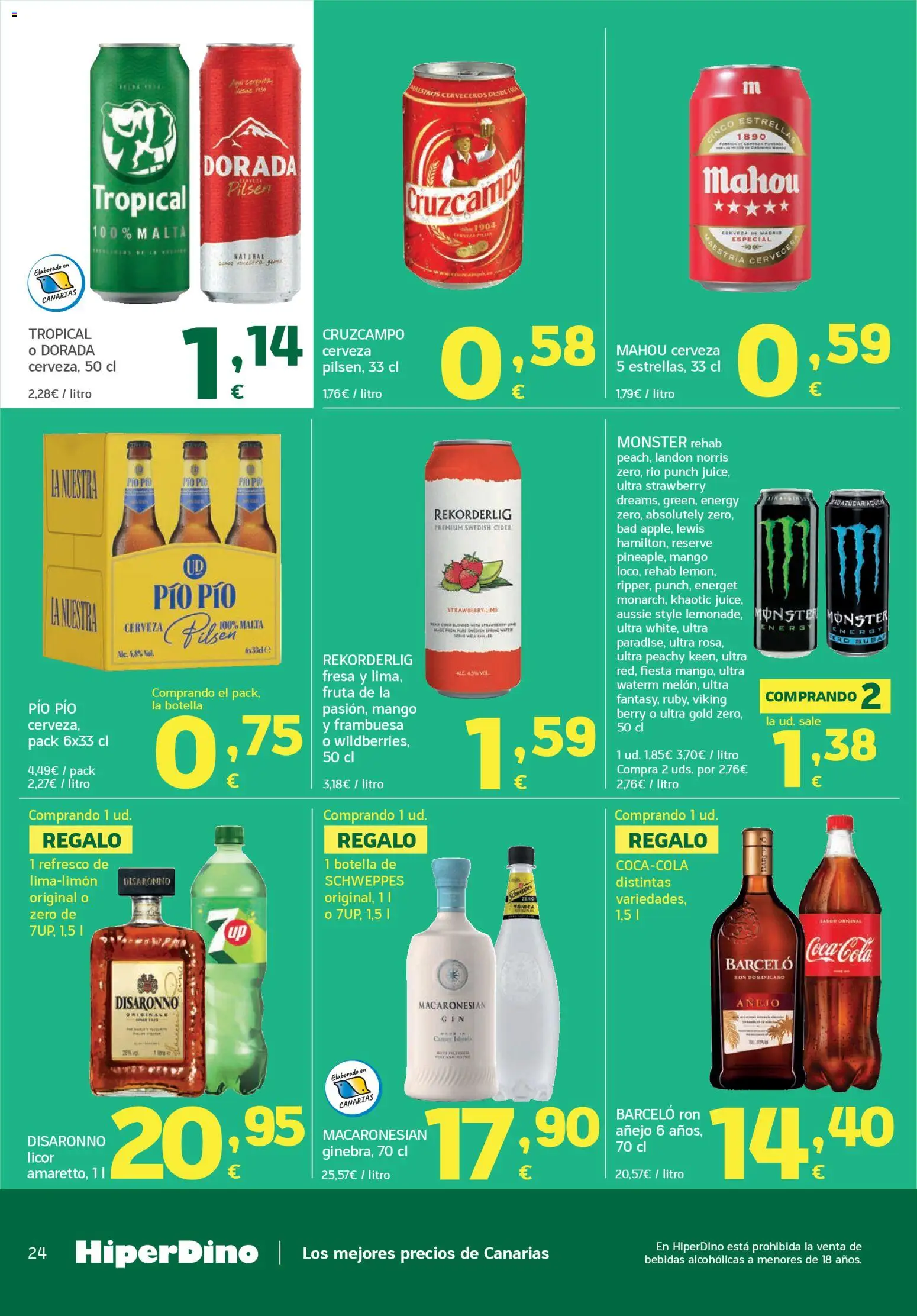 HiperDino folleto │ válido desde el 09.04.2026 | Página: 24