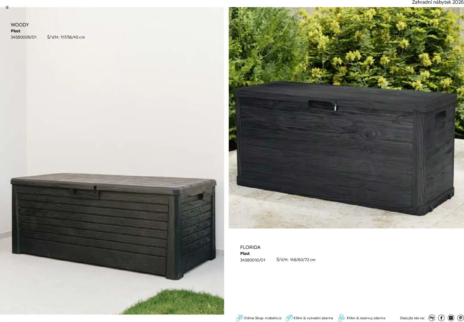 Möbelix leták - Zahradní nábytek od 01.03.2026 | Strana: 71 | Produkty: Nábytek, Zahradní nábytek