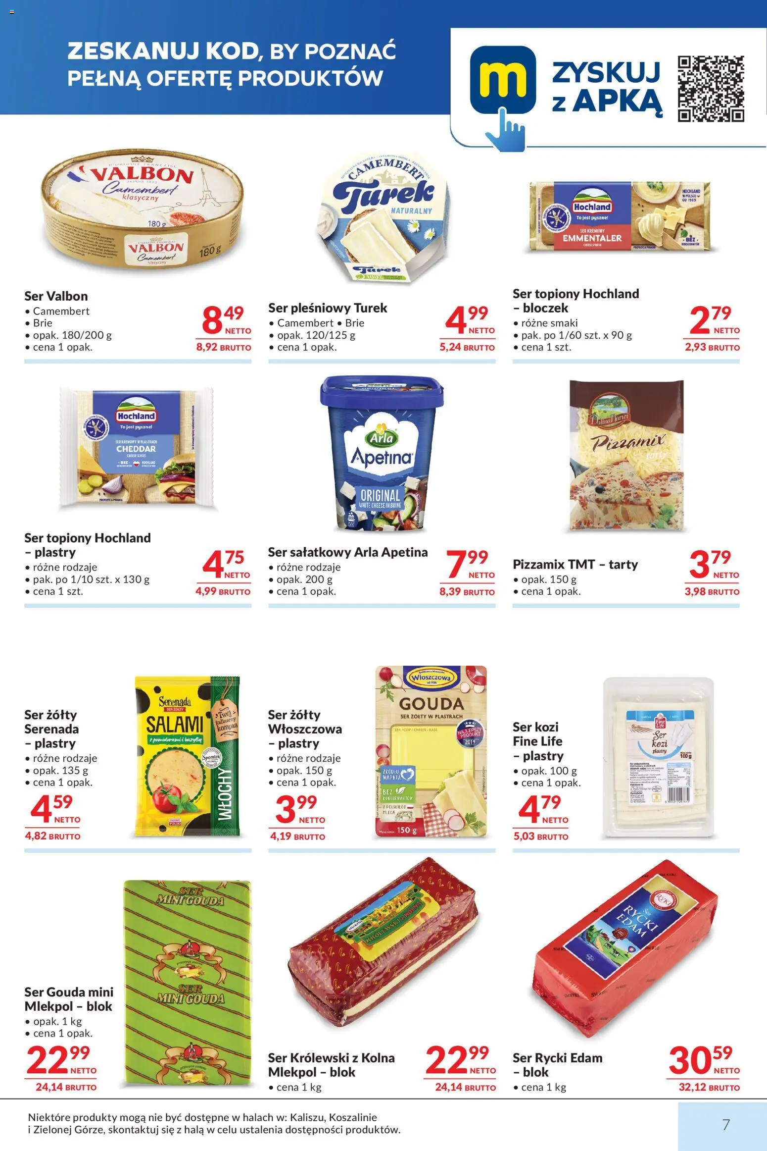 Makro Gazetka od 03.02.2026 | Strona: 7 | Produkty: Ser pleśniowy, Bazylia, Camembert, Ser gouda