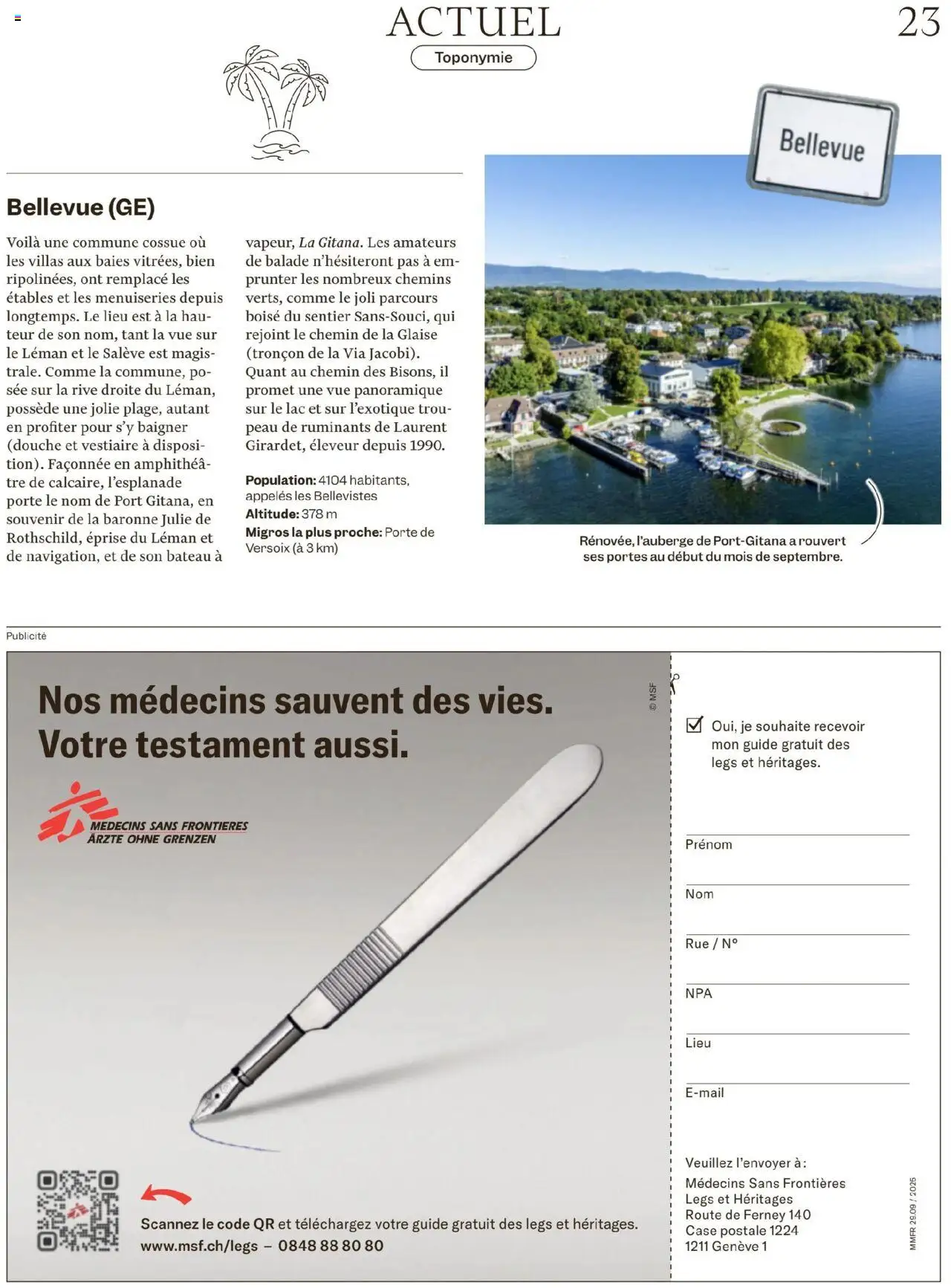Migros Magazin FR – gültig ab 29.09.2025 | Seite: 23