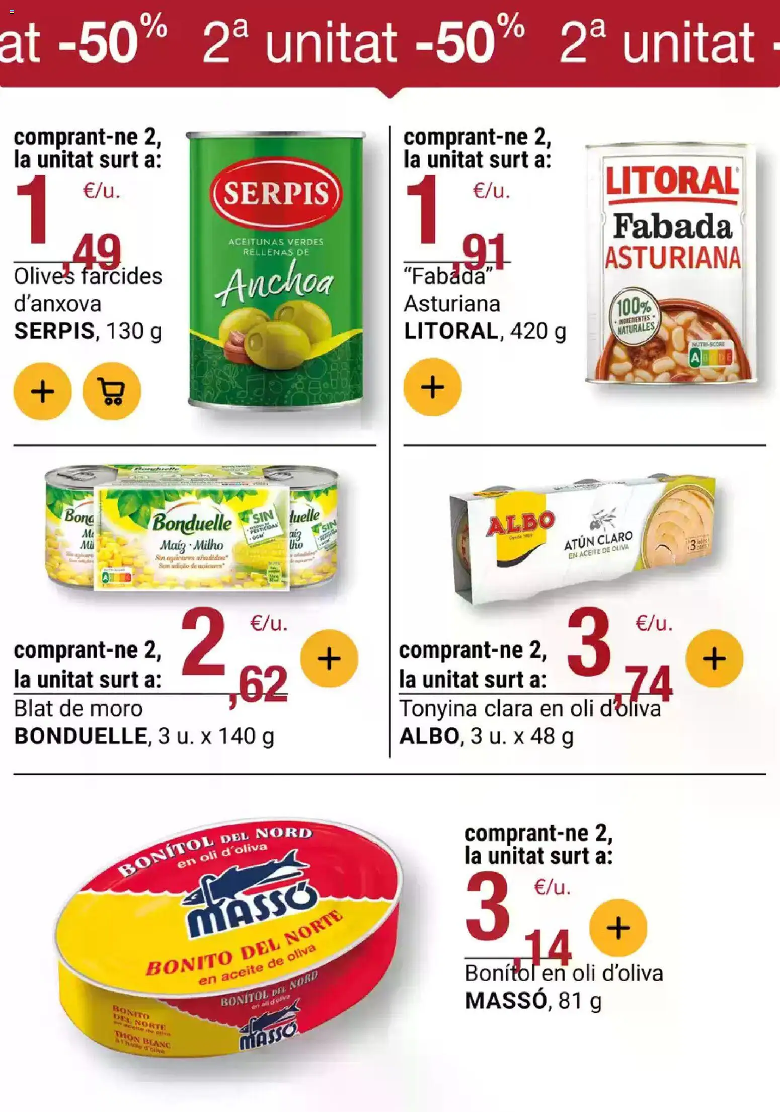 Bonpreu folleto │ válido desde el 21.10.2025 | Página: 28 | Productos: Κρεμάστρα, Aceite, Aceite de oliva, Atún claro