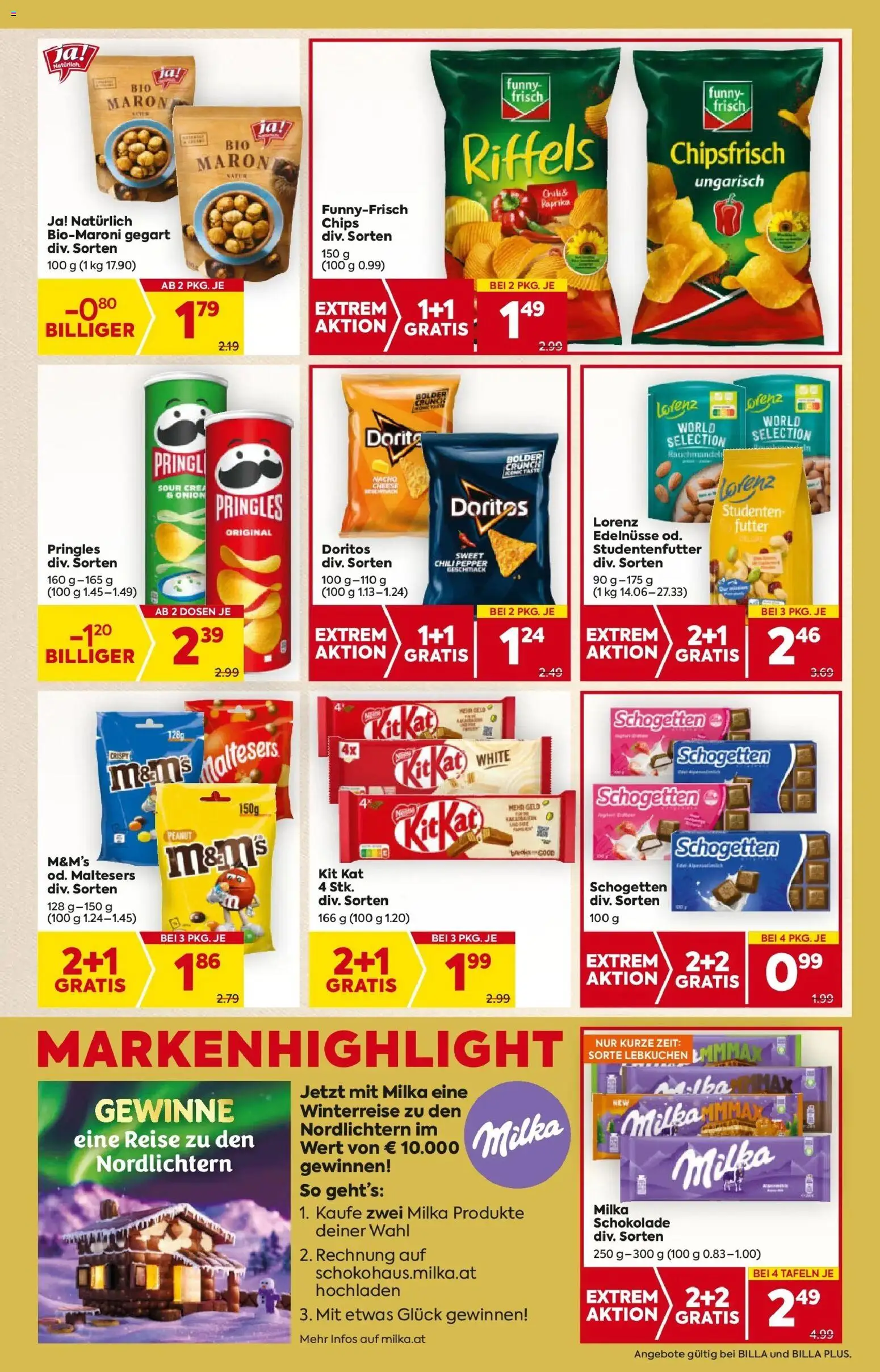 Billa Flugblatt - Grieskirchen, Wallern An Der Trattnach, Ansfelden gültig ab 13.11.2025 | Seite: 17 | Produkte: Chips, Chili, Schokolade