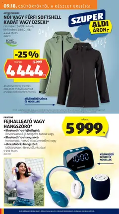 Aldi akciós ujság - amely érvényes a következő dátumtól: 18.09.2025 | Oldal: 4