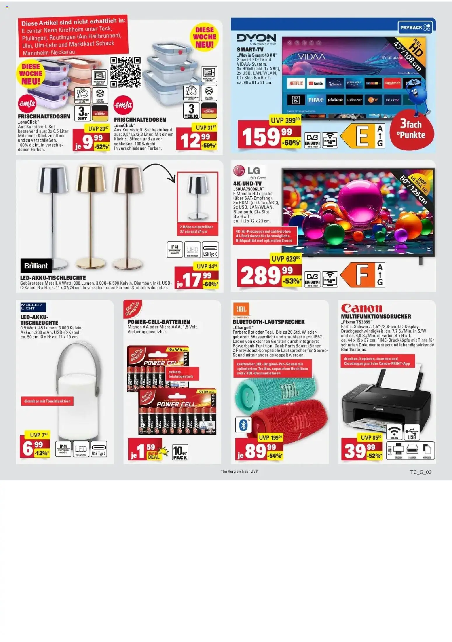 Angebote – gültig ab 20.04.2026 | Seite: 70 | Produkte: LG, Lautsprecher, USB