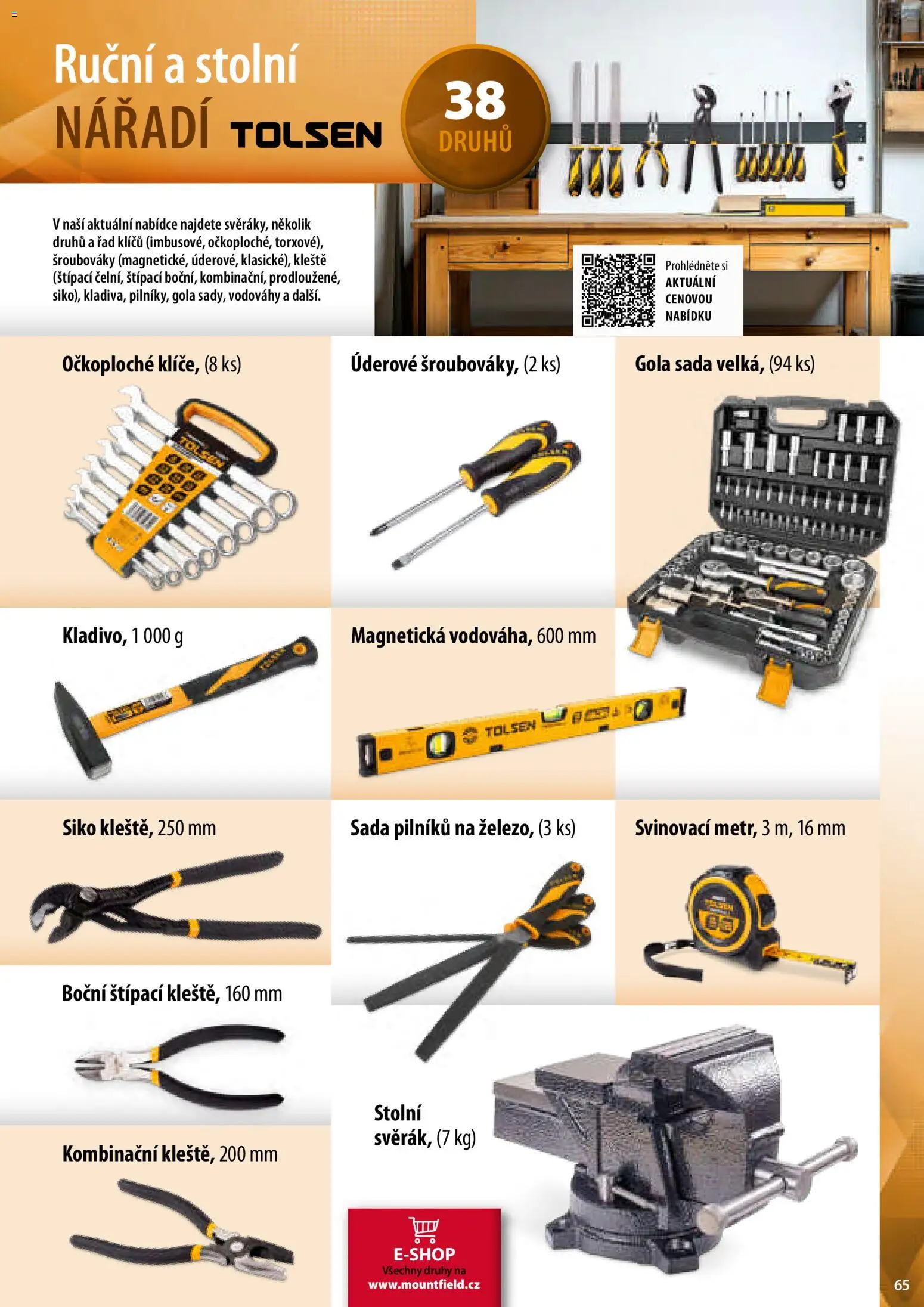 Mountfield katalog od 02.04.2026 | Strana: 65 | Produkty: Gola sada, Nářadí