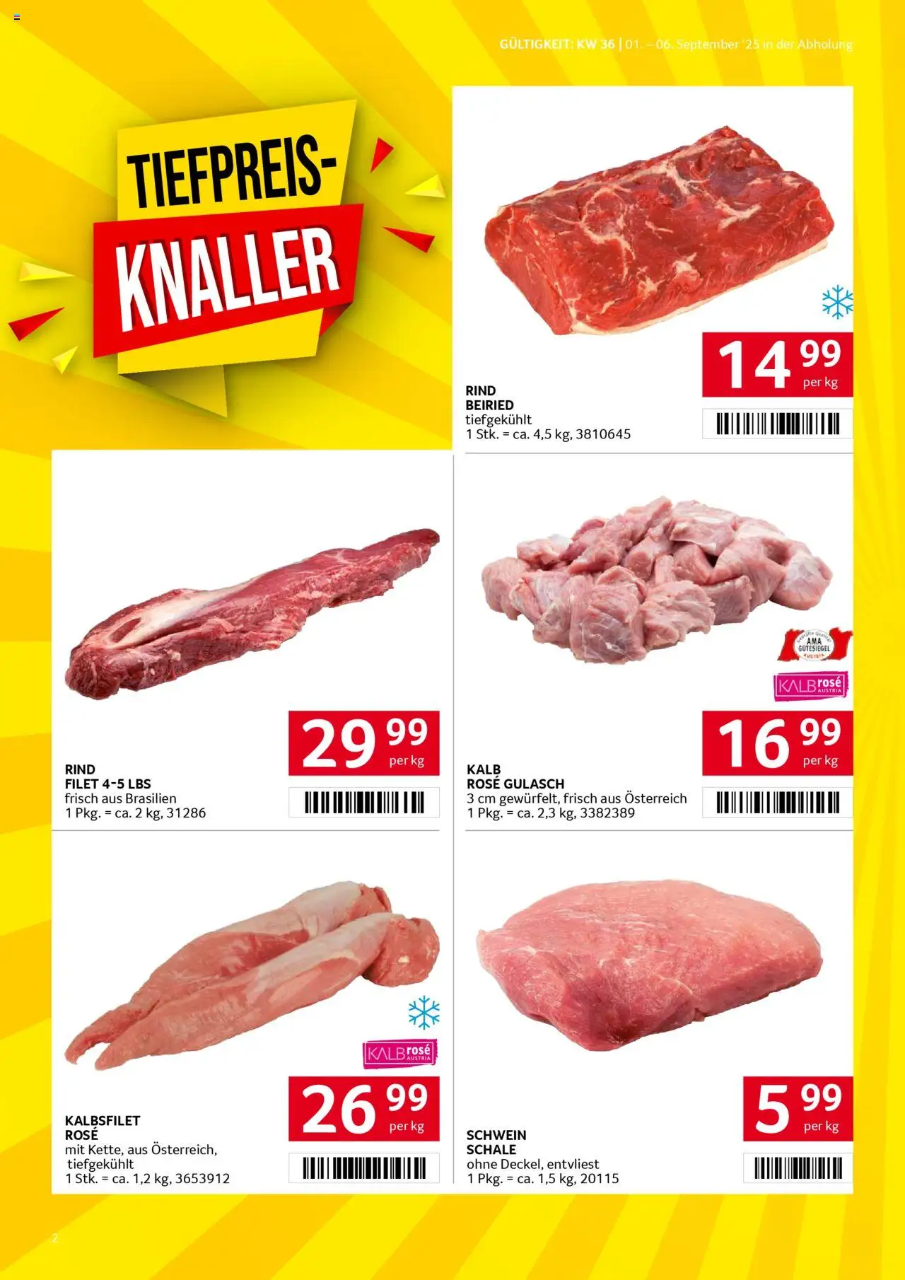 Transgourmet Flugblatt gültig ab 31.08.2025 | Seite: 2
