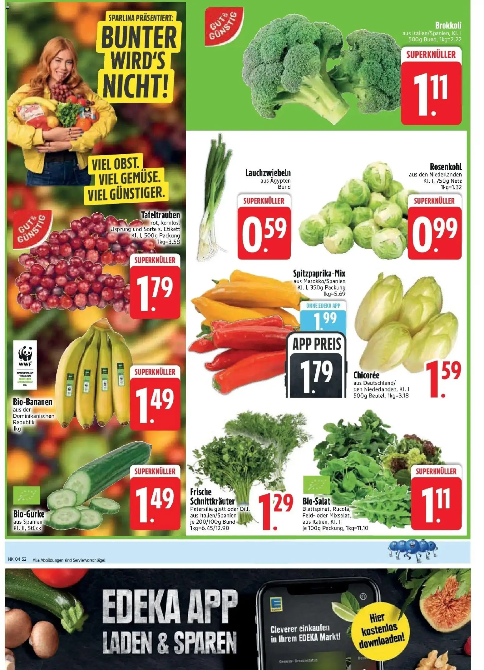 Edeka prospekt Garching	 – gültig ab 18.01.2026 | Seite: 4 | Produkte: Brokkoli, Petersilie