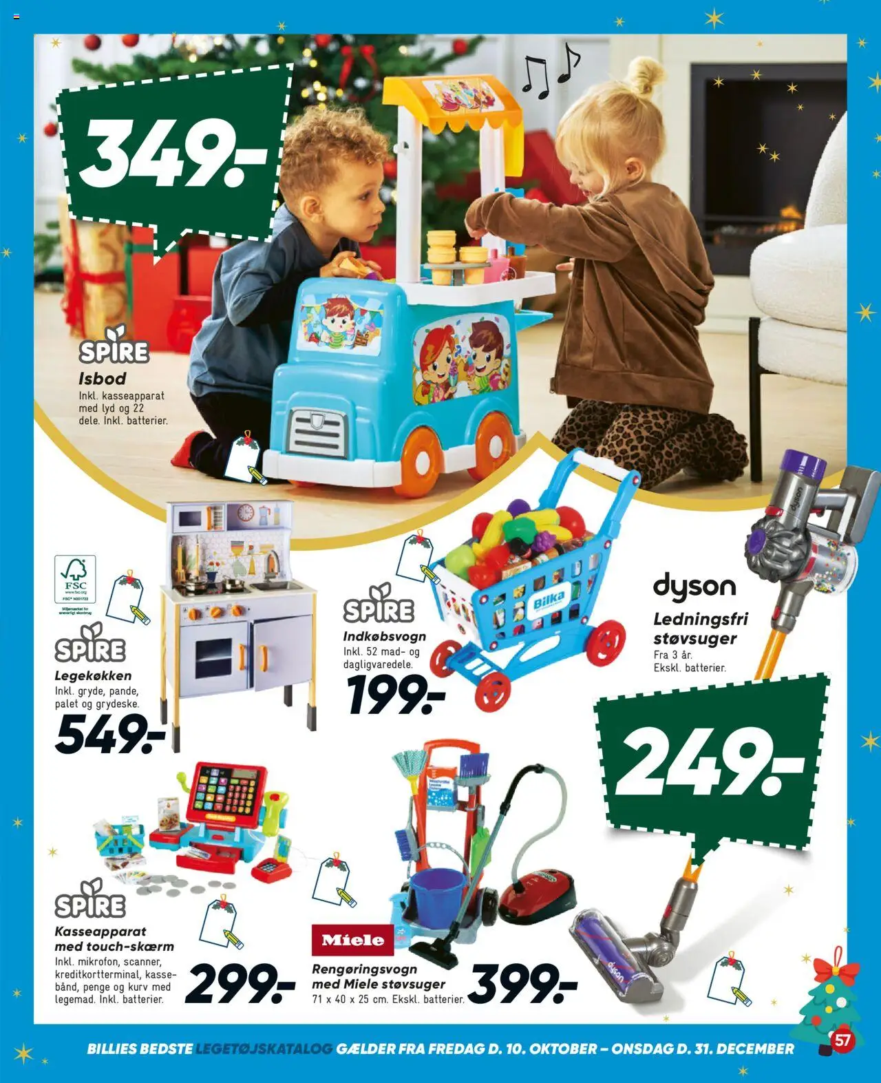 Bilka tilbudsavis – gyldig fra 10.10.2025 | Side: 57 | Produkter: Kurv, Lyd, Støvsuger