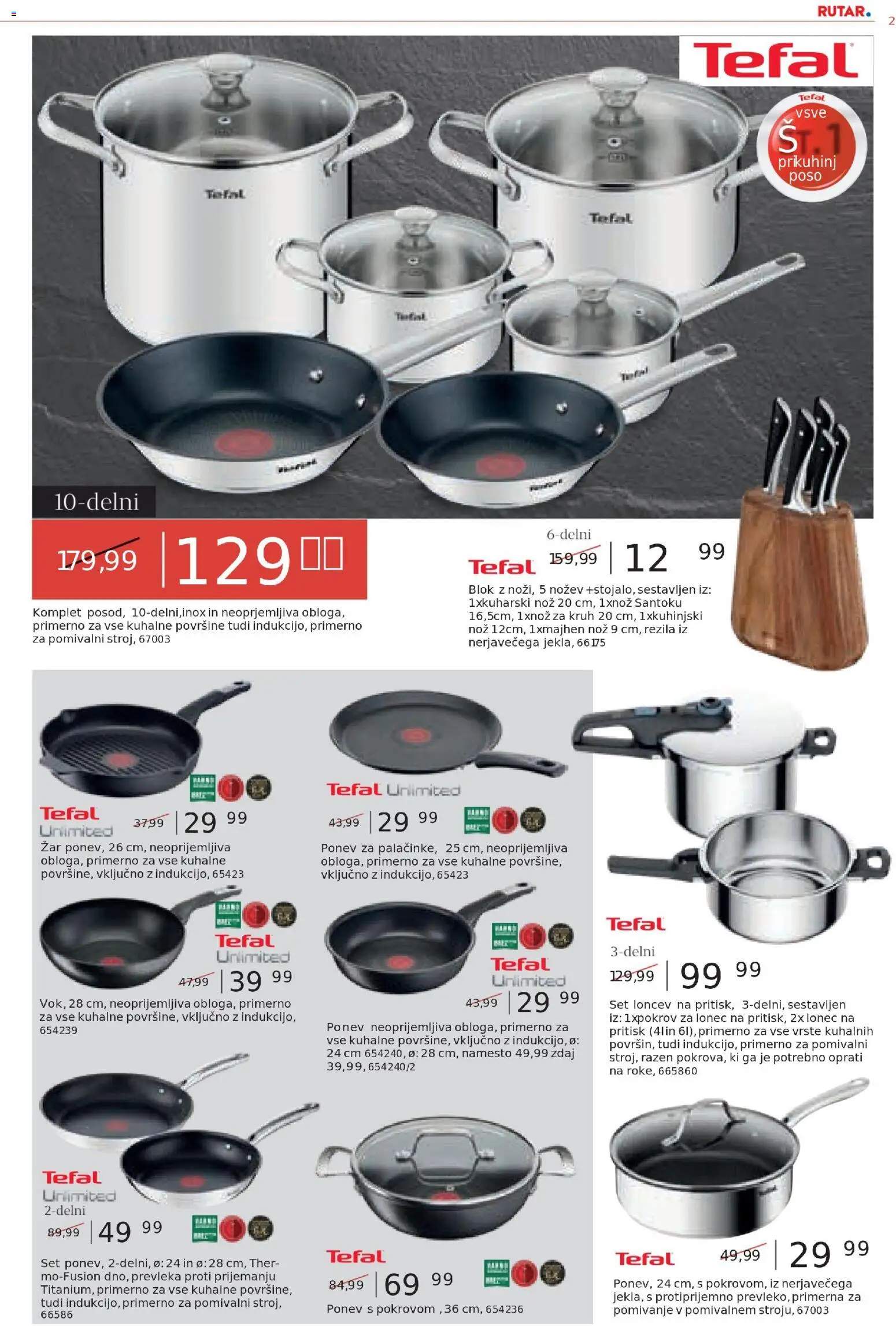 Novi Rutar katalog ponudbe – veljaven od 05.11.2025 | Stran: 20 | Izdelki: Zar, Prevleka, Kruh, Blok