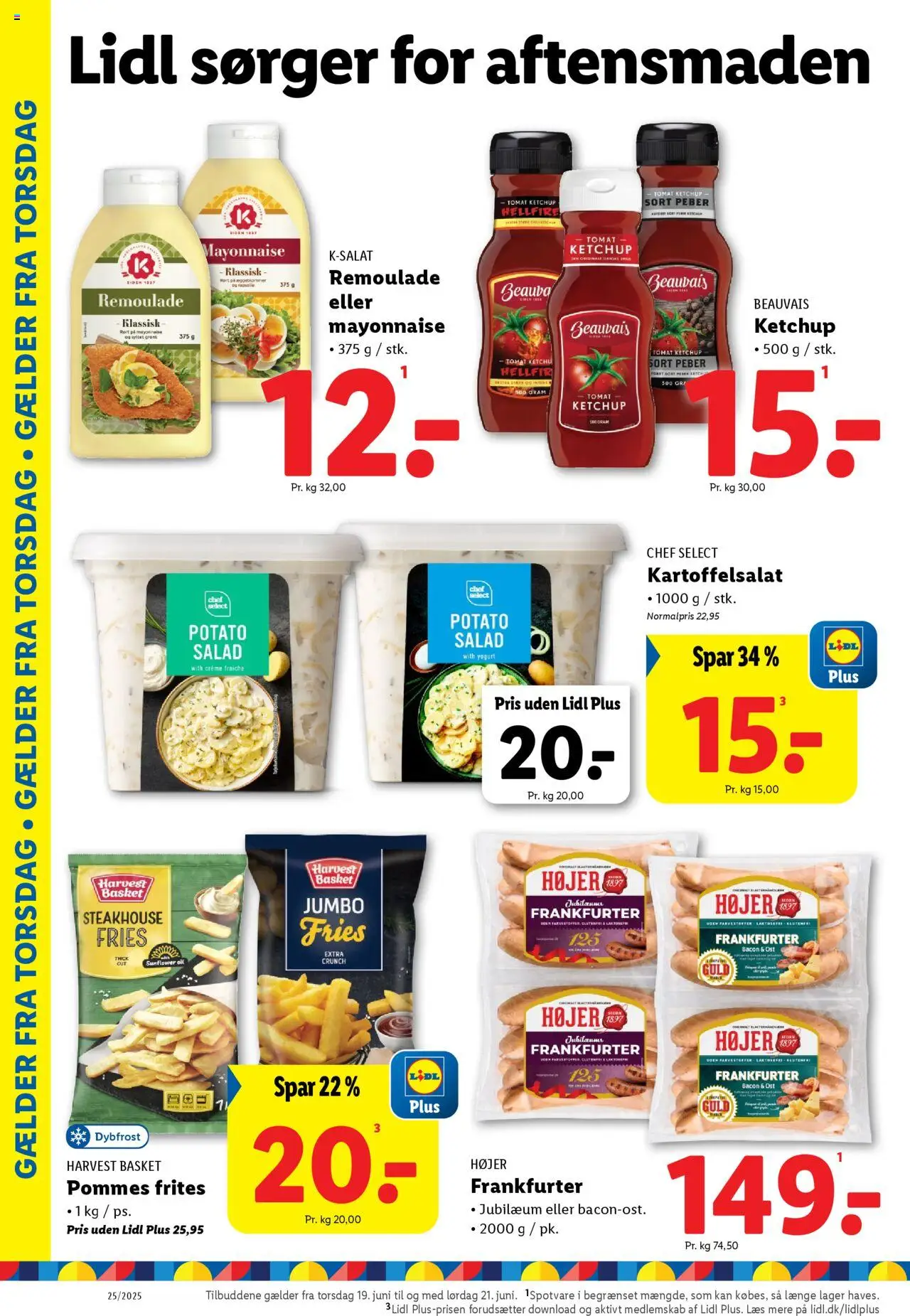 Lidl Tilbudsavis gyldig fra 19.06.2025 | Side: 4 | Produkter: Creme, Creme fraiche, Ketchup, Bacon