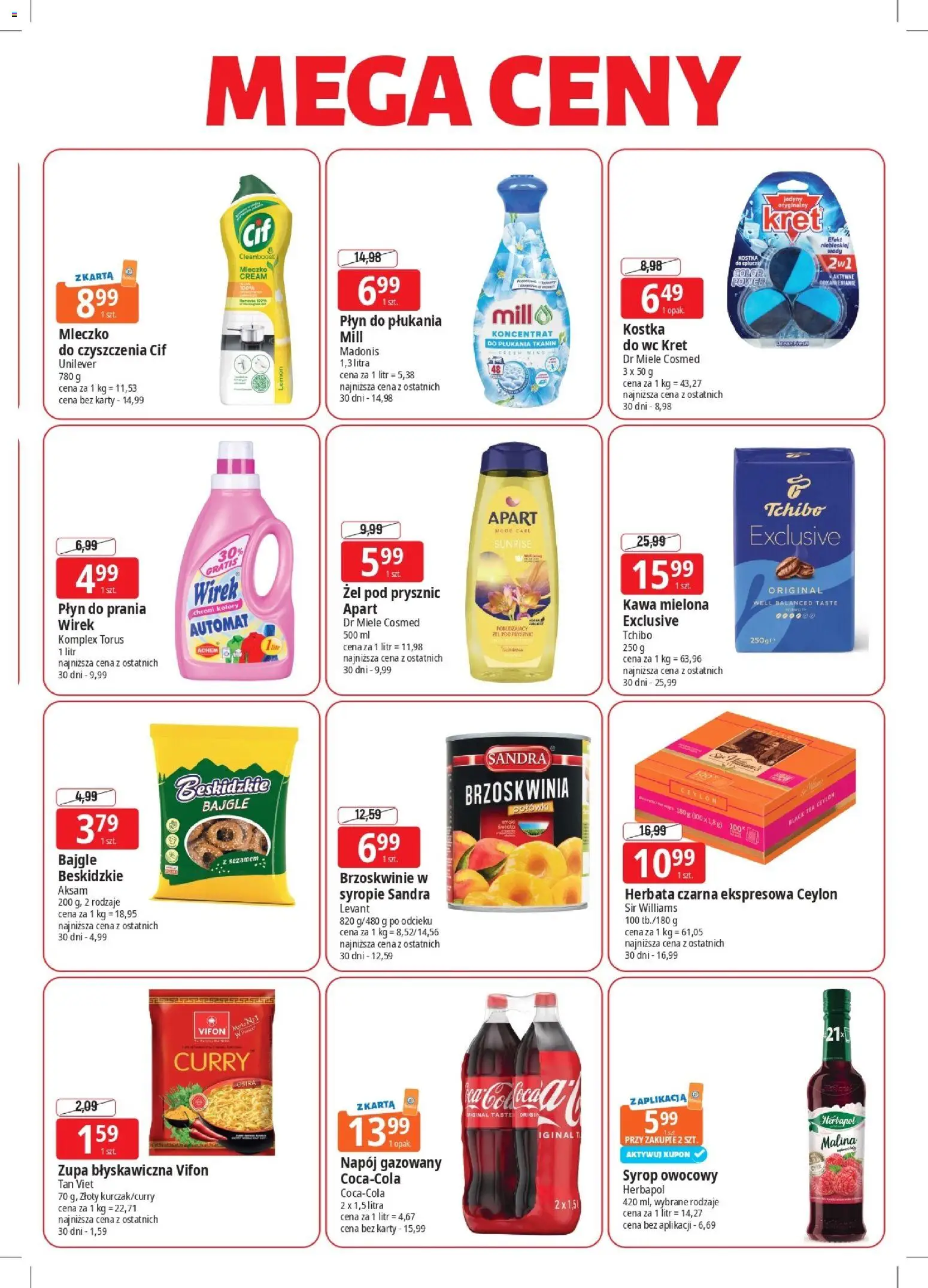 E.Leclerc Gazetka - Elbląg od 17.11.2025 | Strona: 3 | Produkty: Syrop, Kawa, Brzoskwinie, Żel pod prysznic