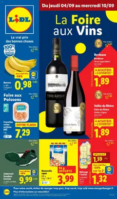 LIDL - Prévisualisation de LIDL - Découvrez une sélection de vins uniques et de qualités à prix Lidl pour sublimer vos repas valide à partir de 03.09.2025