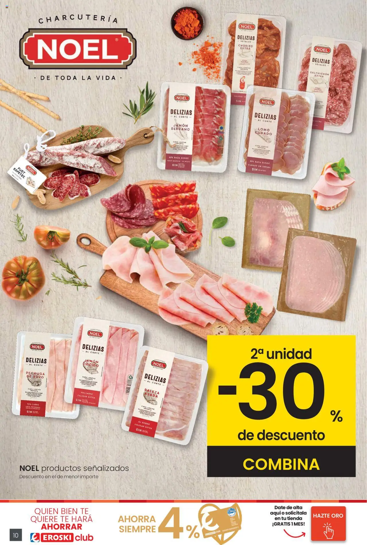 Eroski - Eskaintza handia Center │ válido desde el 18.09.2025 | Página: 10 | Productos: Jamón, Té, Horno