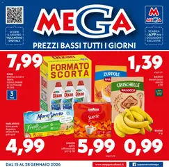 Anteprima del volantino Volantino Mega	 valido a partire dal 15.01.2026