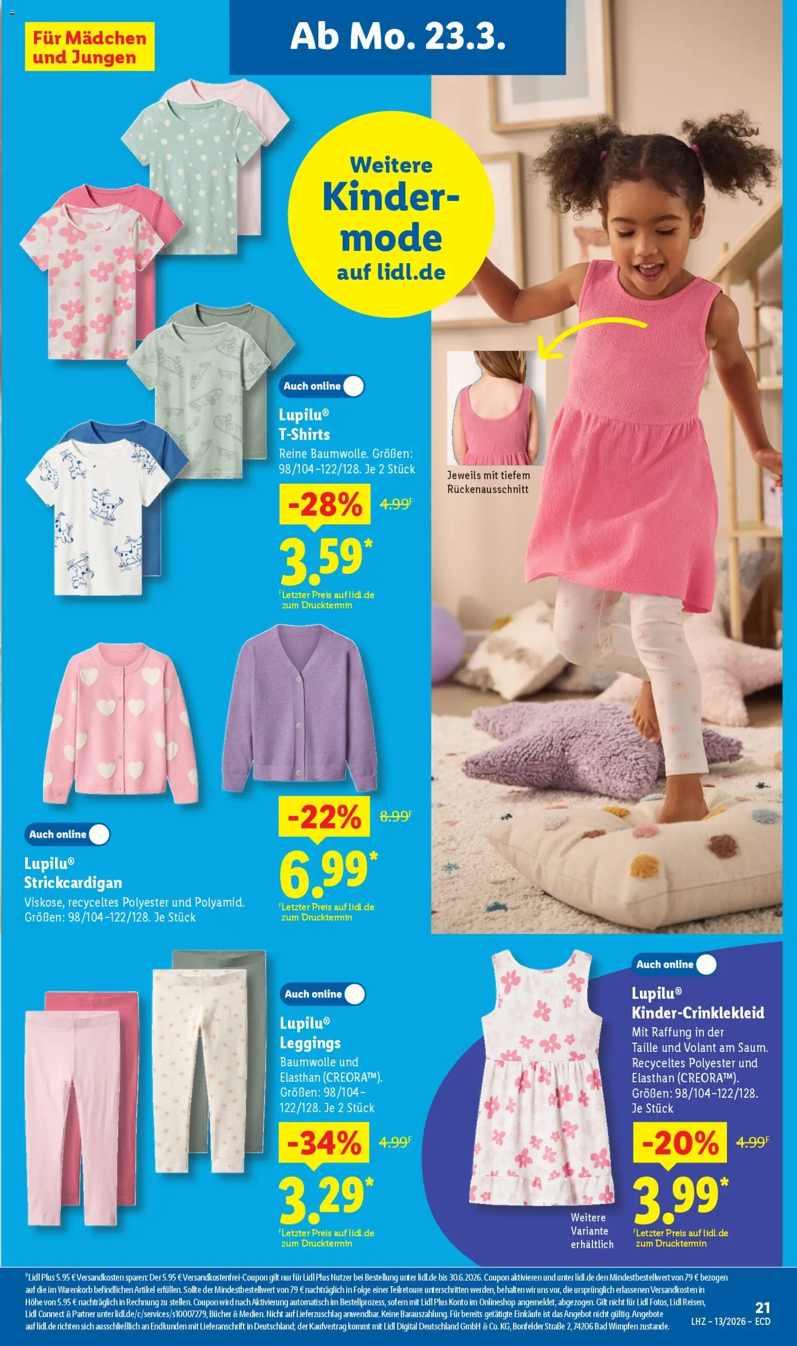 Lidl Německo leták od 23.03.2026 | Strana: 7 | Produkty: Kinder