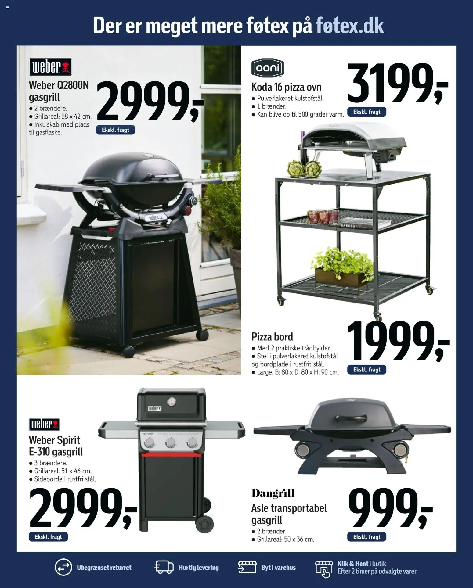 Føtex tilbudsavis – gyldig fra 07.04.2026 | Side: 57 | Produkter: Pizza, Bord, Skab, Ovn
