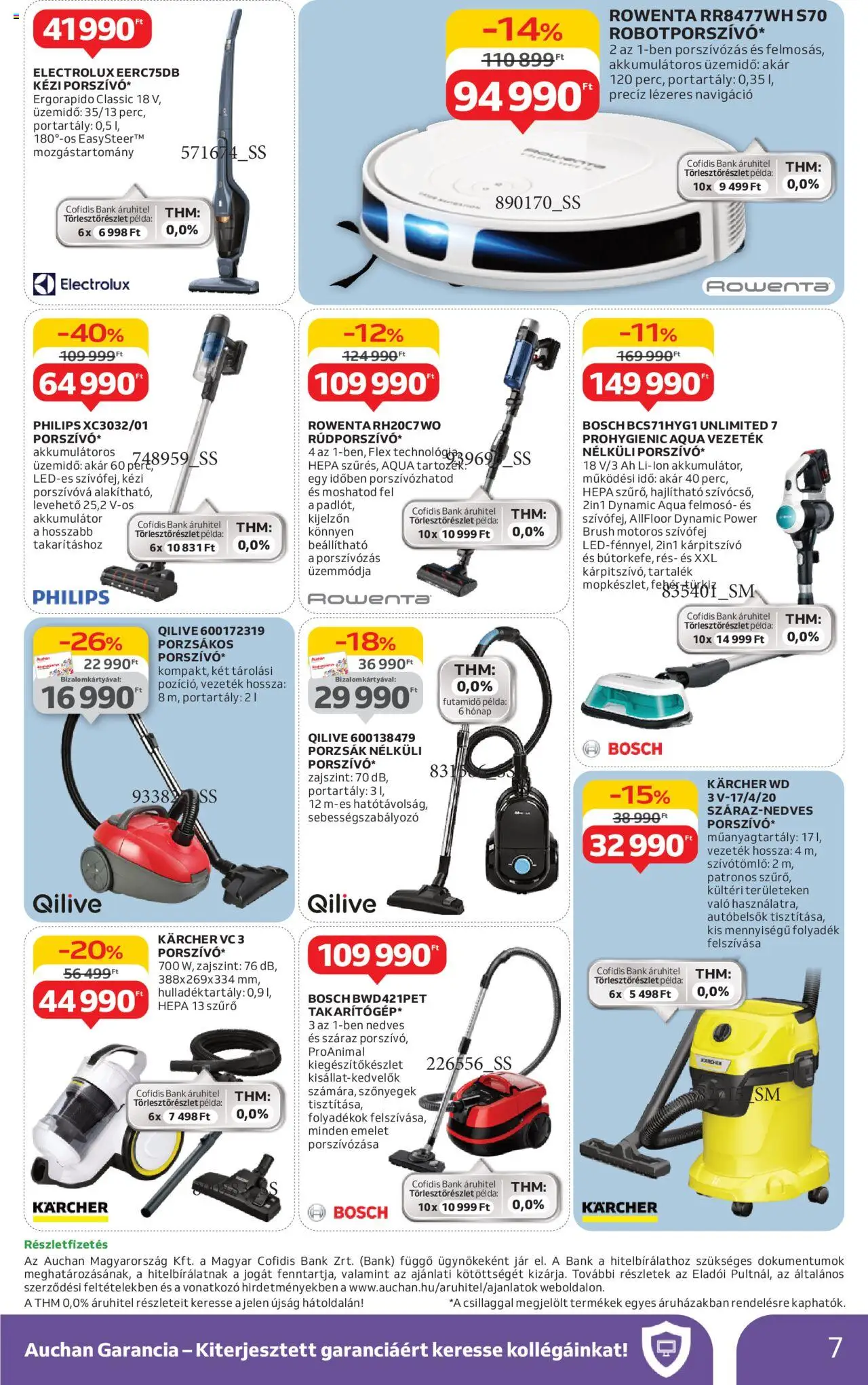Auchan akciós ujság - amely érvényes a következő dátumtól: 05.06.2025 | Oldal: 7 | Termékek: Szőnyegek, Felmosó, Navigáció, Akkumulátor