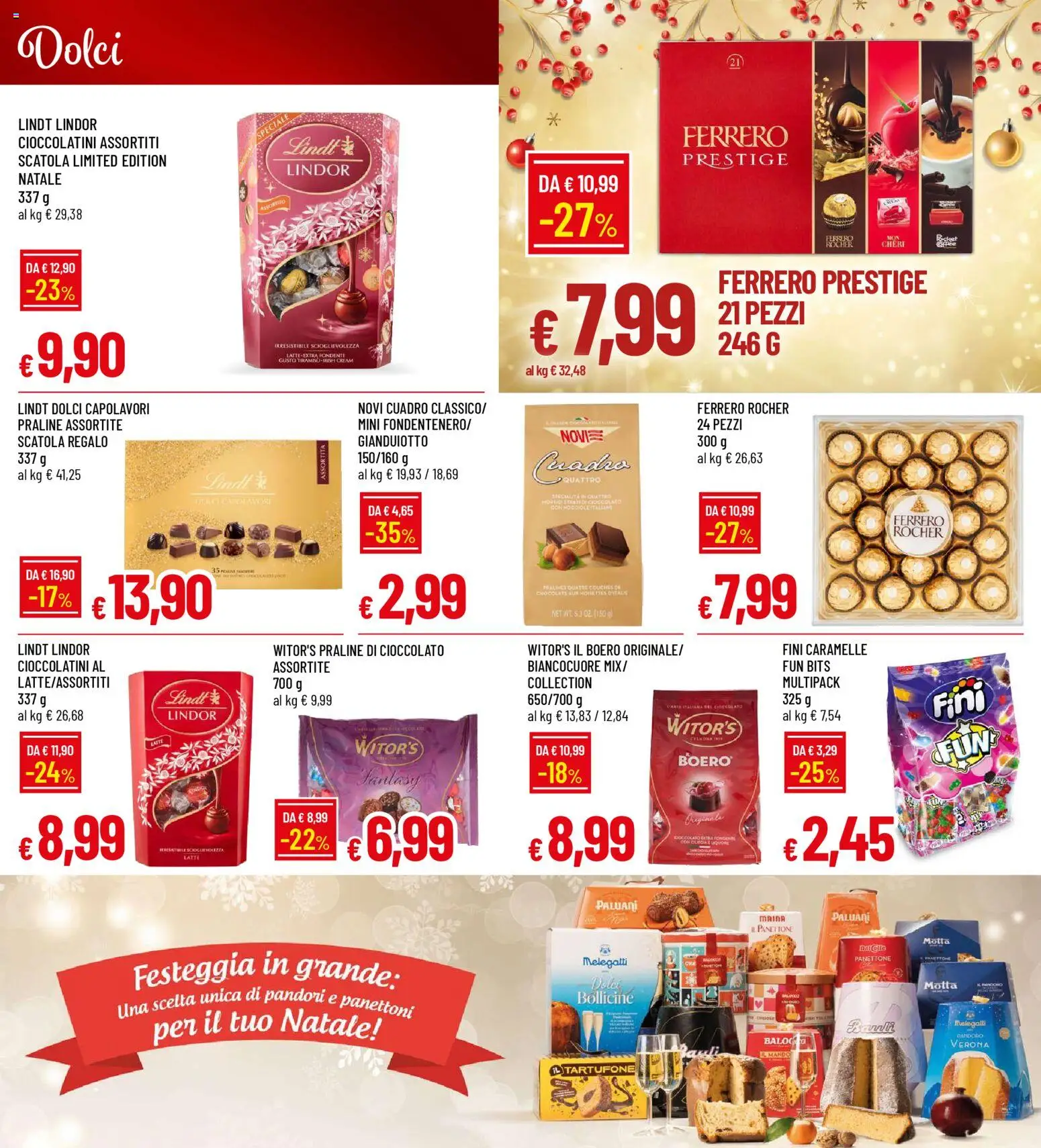 Volantino Galassia del 15.12.2025 | Pagina: 2 | Prodotti: Panettone, Liquore, Cioccolatini, Scatola