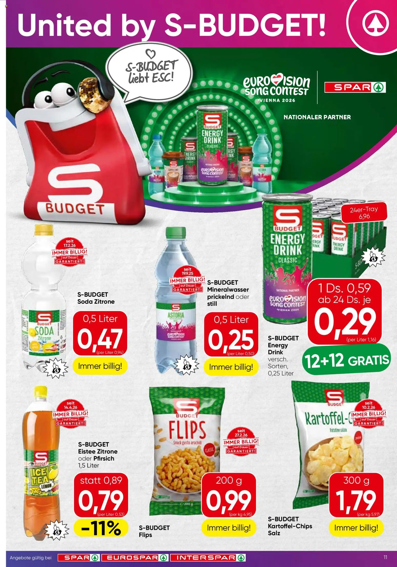 Spar Flugblatt - Niederösterreich gültig ab 30.04.2026 | Seite: 11 | Produkte: Salz, Zitrone, Pfirsich