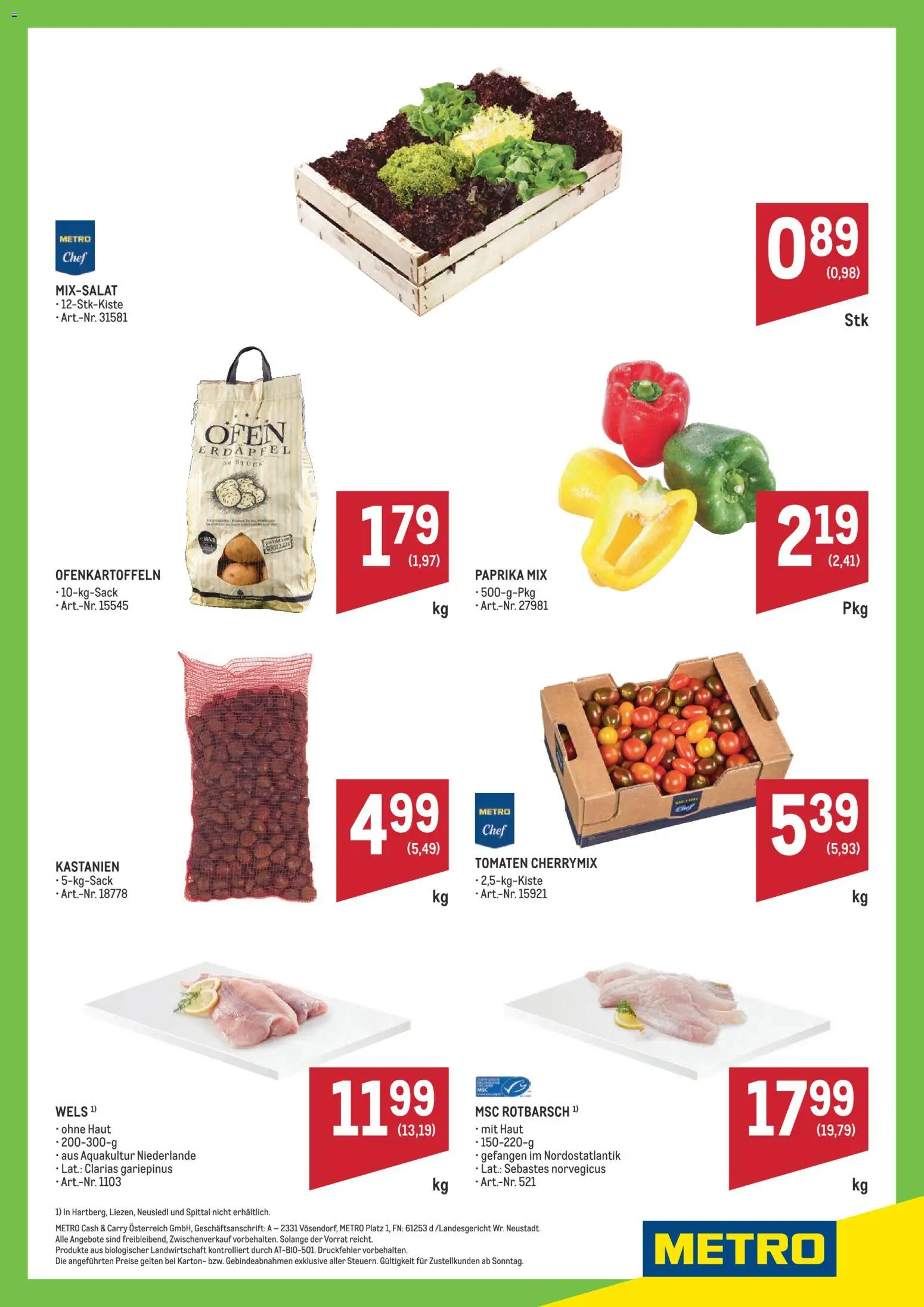 Metro angebote Wochenhits gültig ab 14.12.2025 | Seite: 2 | Produkte: Ofen, Tomaten