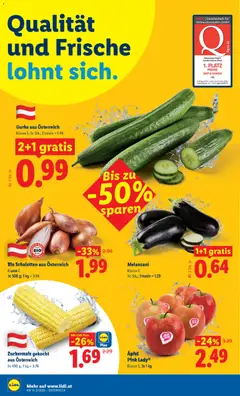 Lidl - Flugblatt ab 02.04.2026 gültig | Seite: 4 | Produkte: Gemüse, Obst, Äpfel