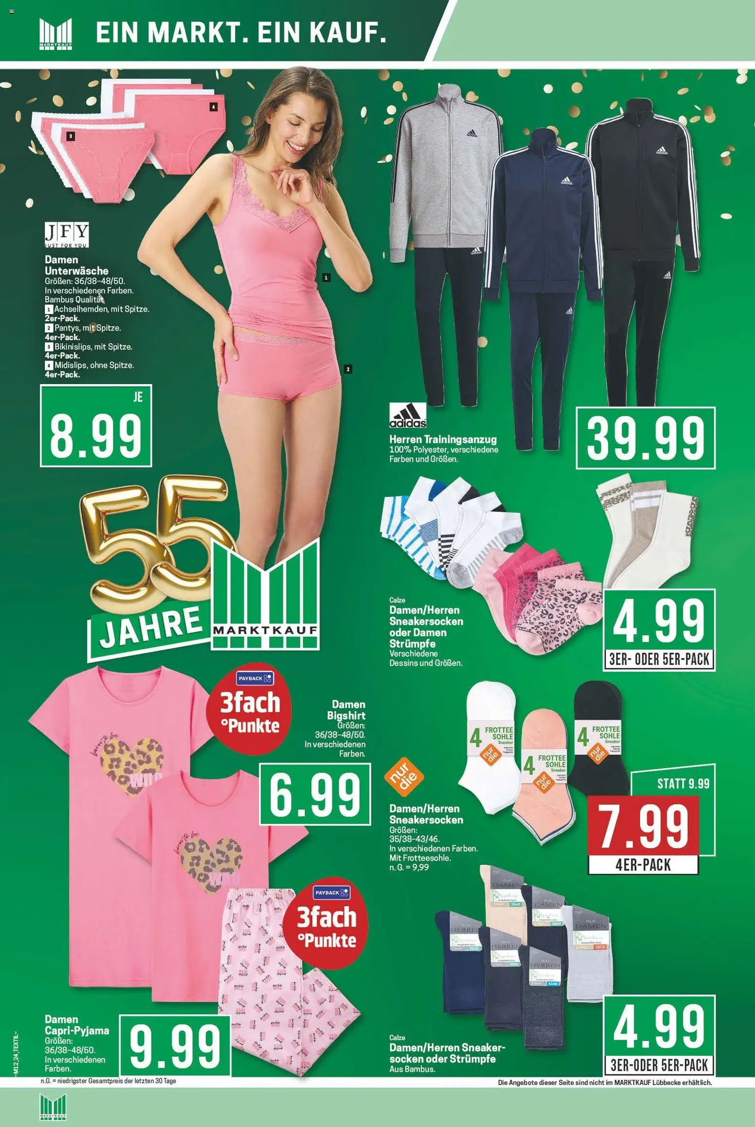 Marktkauf Prospekt 	 – gültig ab 16.03.2026 | Seite: 24 | Produkte: Strümpfe, Unterwäsche, Socken