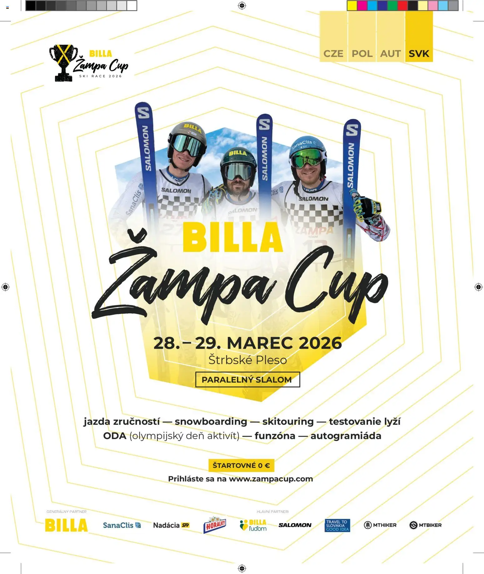 Nové Billa akcie – leták je platný od 25.03.2026 | Strana: 3 | Produkty: Salomon, Horálky