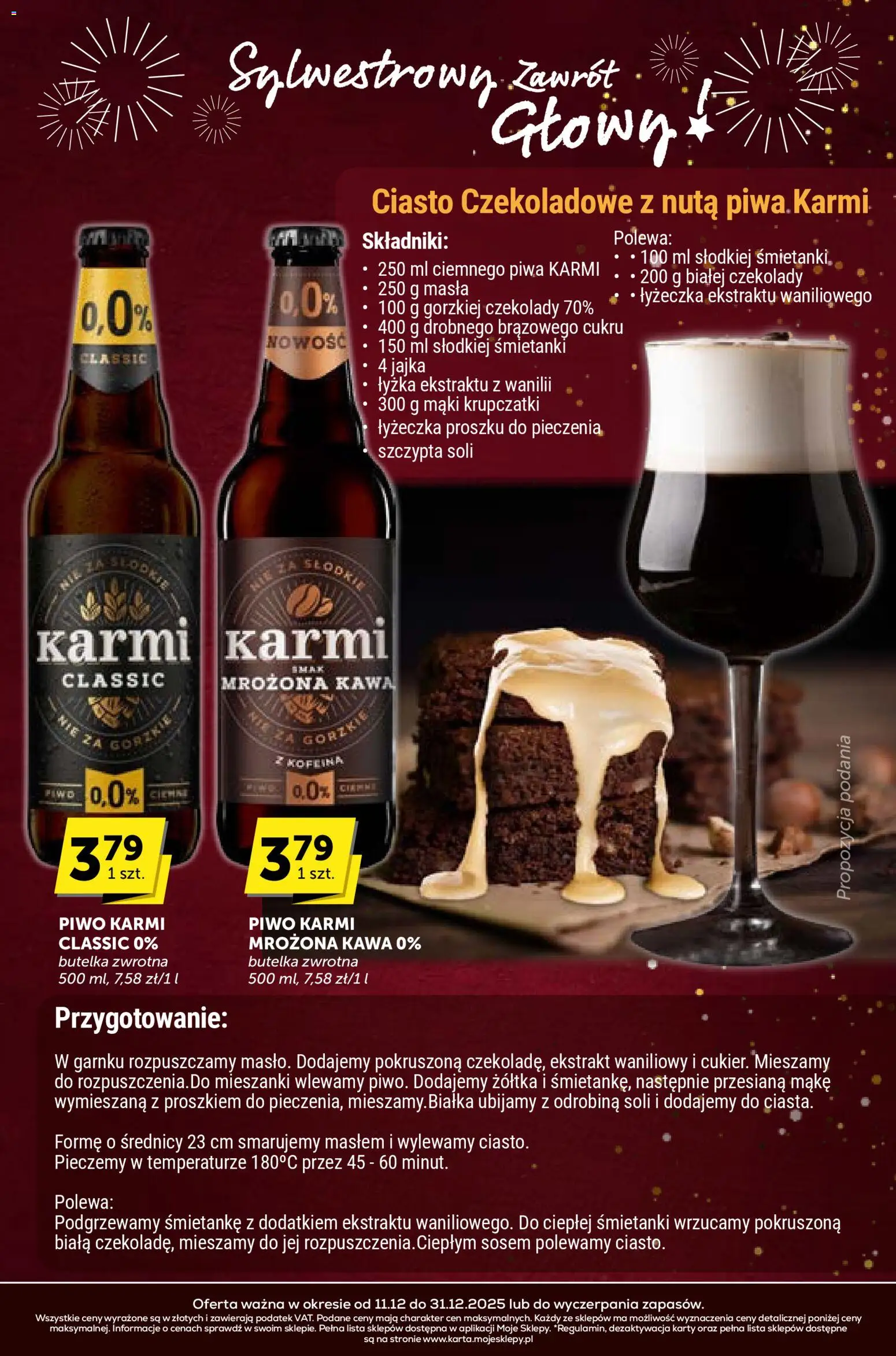 Euro Sklep - Sylwestrowy Zawrót Głowy od 11.12.2025 | Strona: 13 | Produkty: Czekolady, Ekstrakt waniliowy, Jajka, Kawa