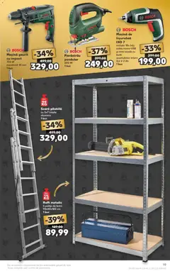 Ofertele Kaufland valabile de la 01.04.2026 | Pagină: 19 | Produse: Cablu, Scară, Raft, Peluş Köpek Yatağı